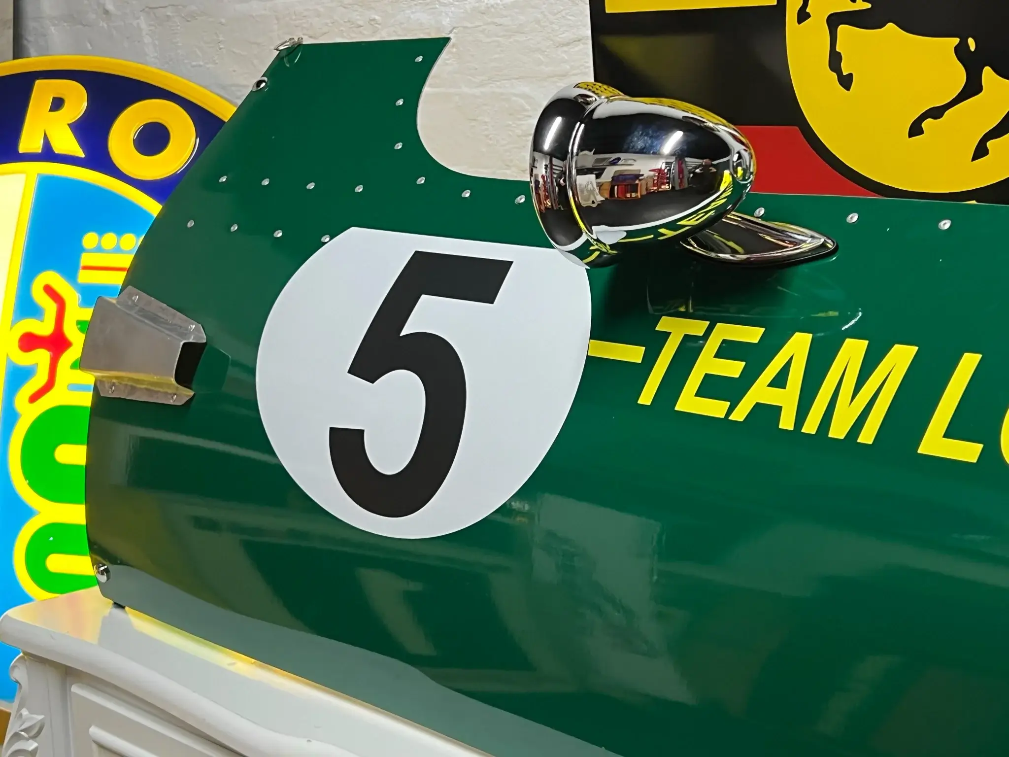 MP: Team Lotus Jim Clark No.5 Decorative F1 Hanging Door Panel