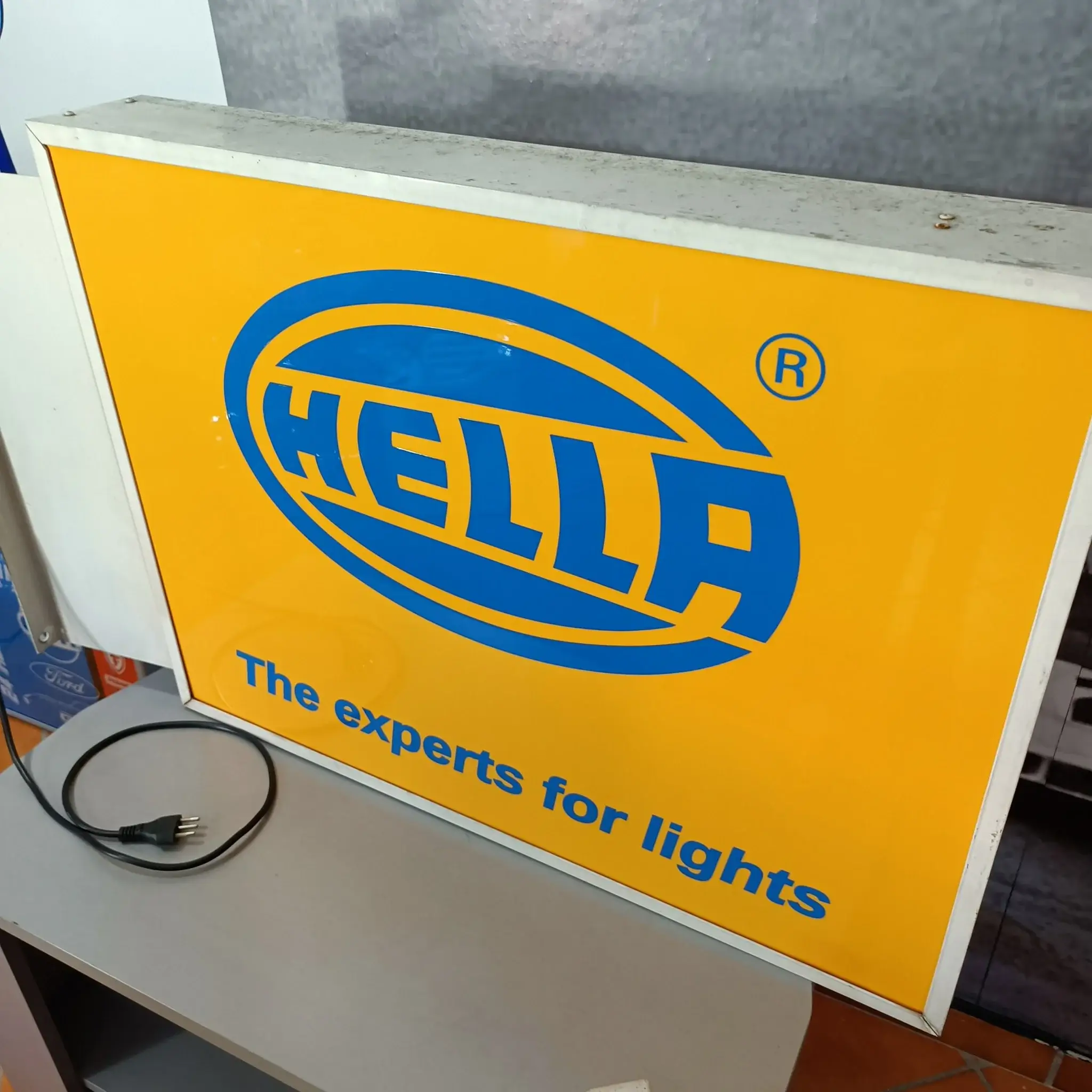 No Reserve Illuminated Hella Sign | PCARMARKET
