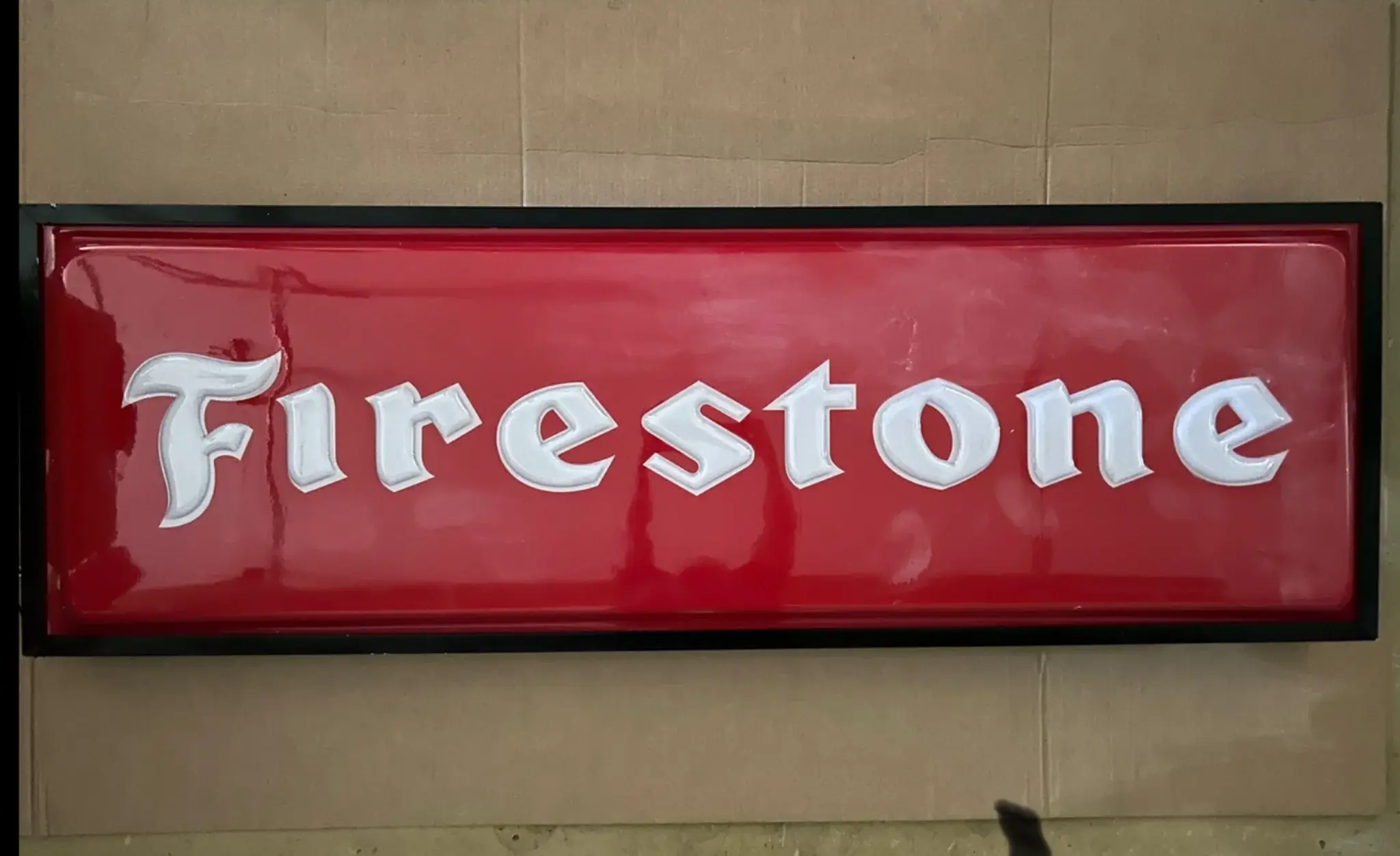MP: Large Illuminated Firestone Sign | PCARMARKET