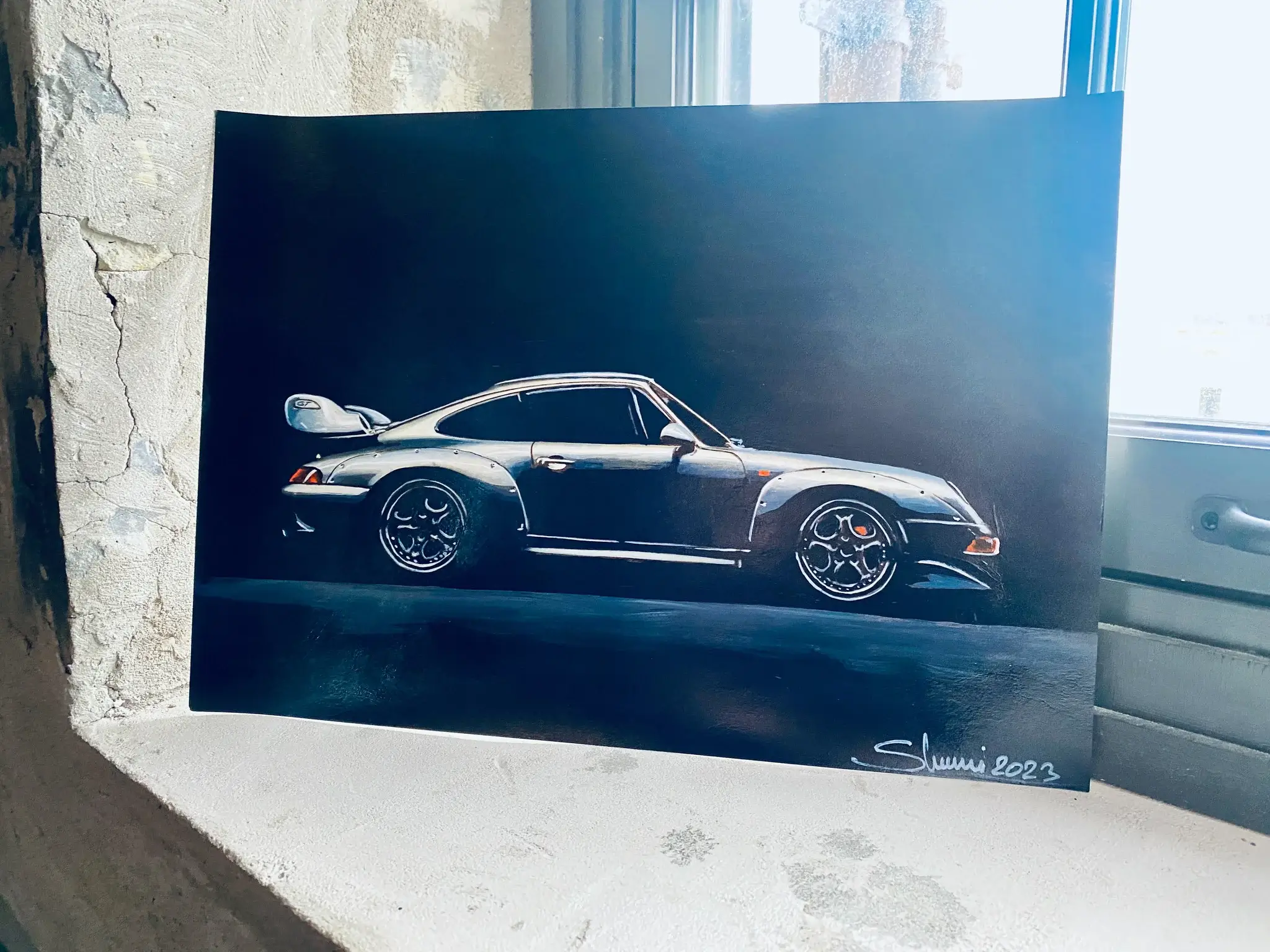 No Reserve Porsche 911 993 GT2 Painting | PCARMARKET
