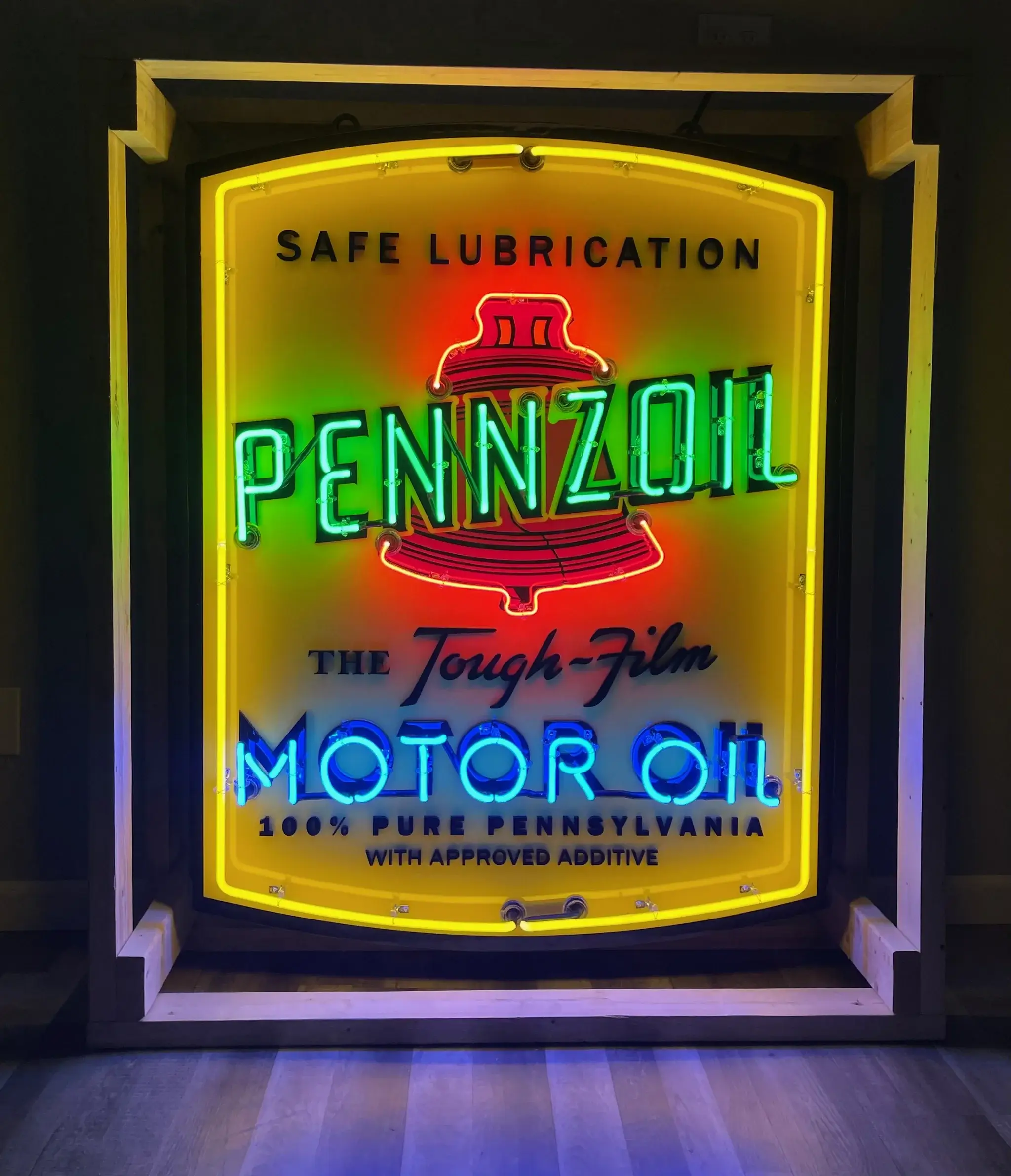 PENNZOIL ヴィンテージ電光看板 PENNZOIL ヴィンテージ電光看板