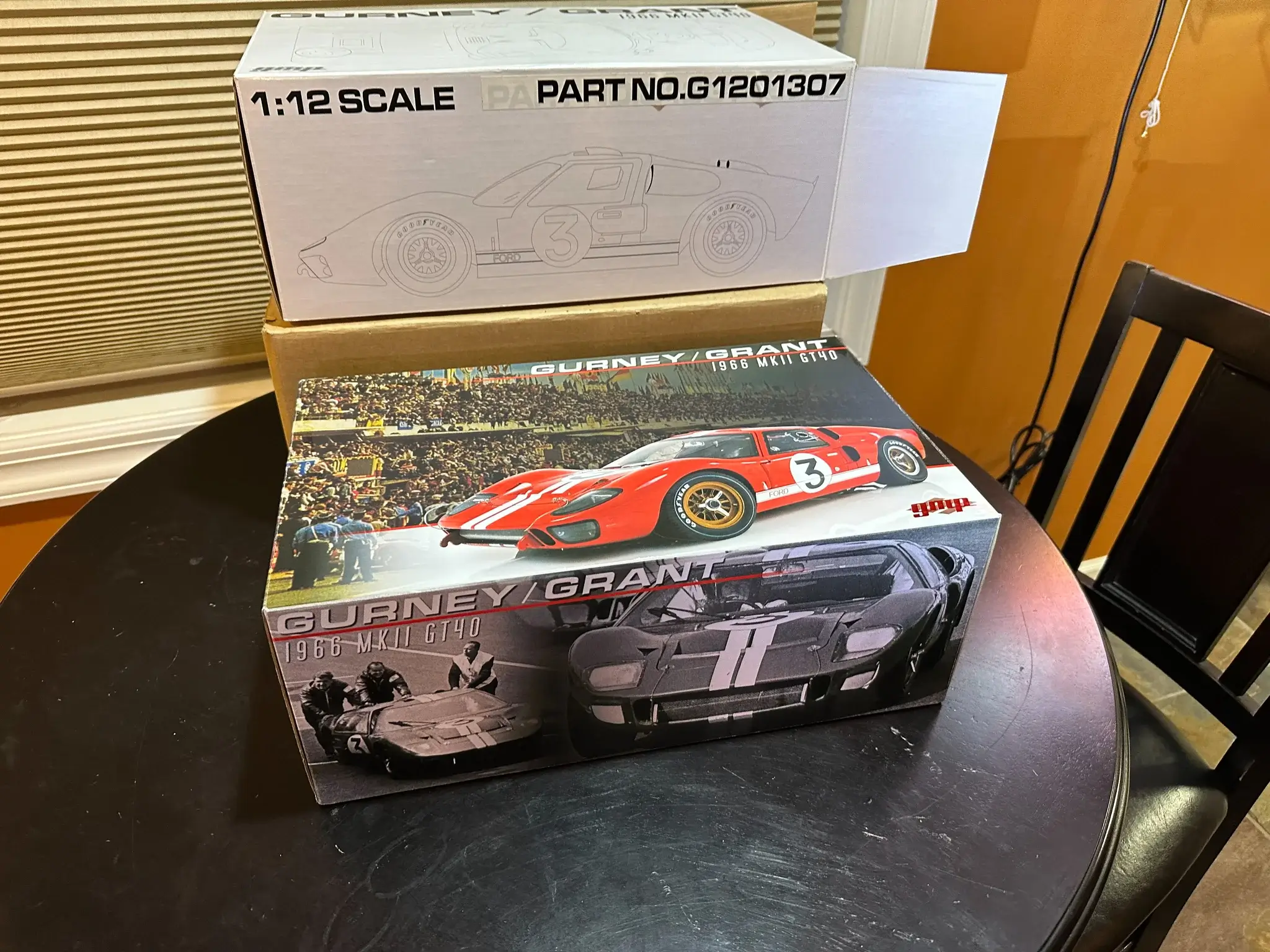 No Reserve Three 1:12 Scale GT40 Diecast Limited Production Models 