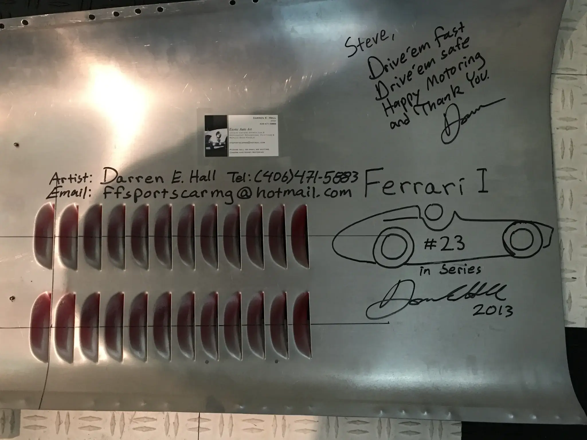 MP: Ferrari Art Door Panel | PCARMARKET