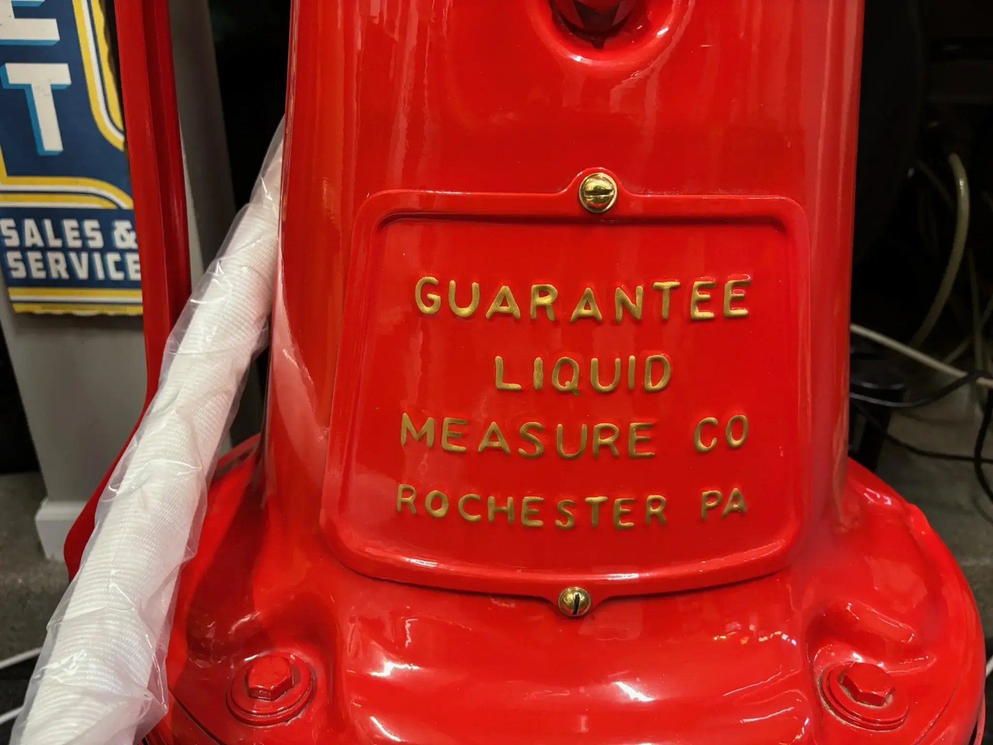 RED文字！マーカス・マーズ聖 MP: Restored Mae West Sinclair Gas Pump | PCARMARKET