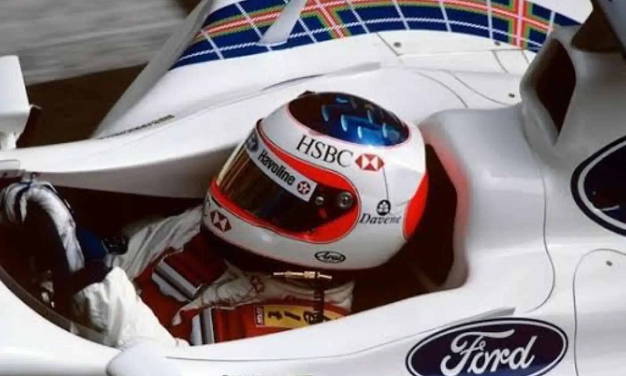 Casque De F1 Arai De Rubens Barrichello 1998 - Miniature Minichamps 1:8 - Occasion Sans Boîte