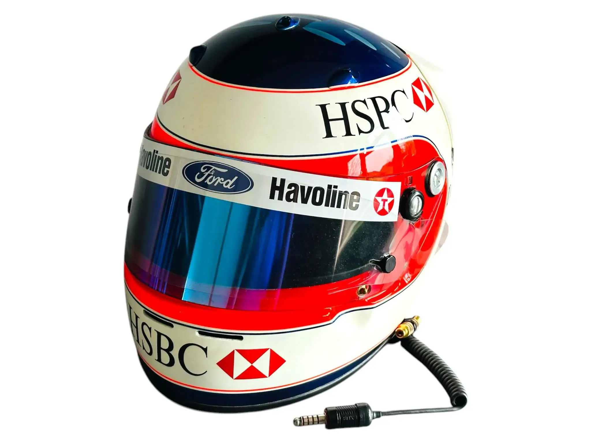 MP: Rubens Barrichello 1998 GP Race Used Helmet | PCARMARKET