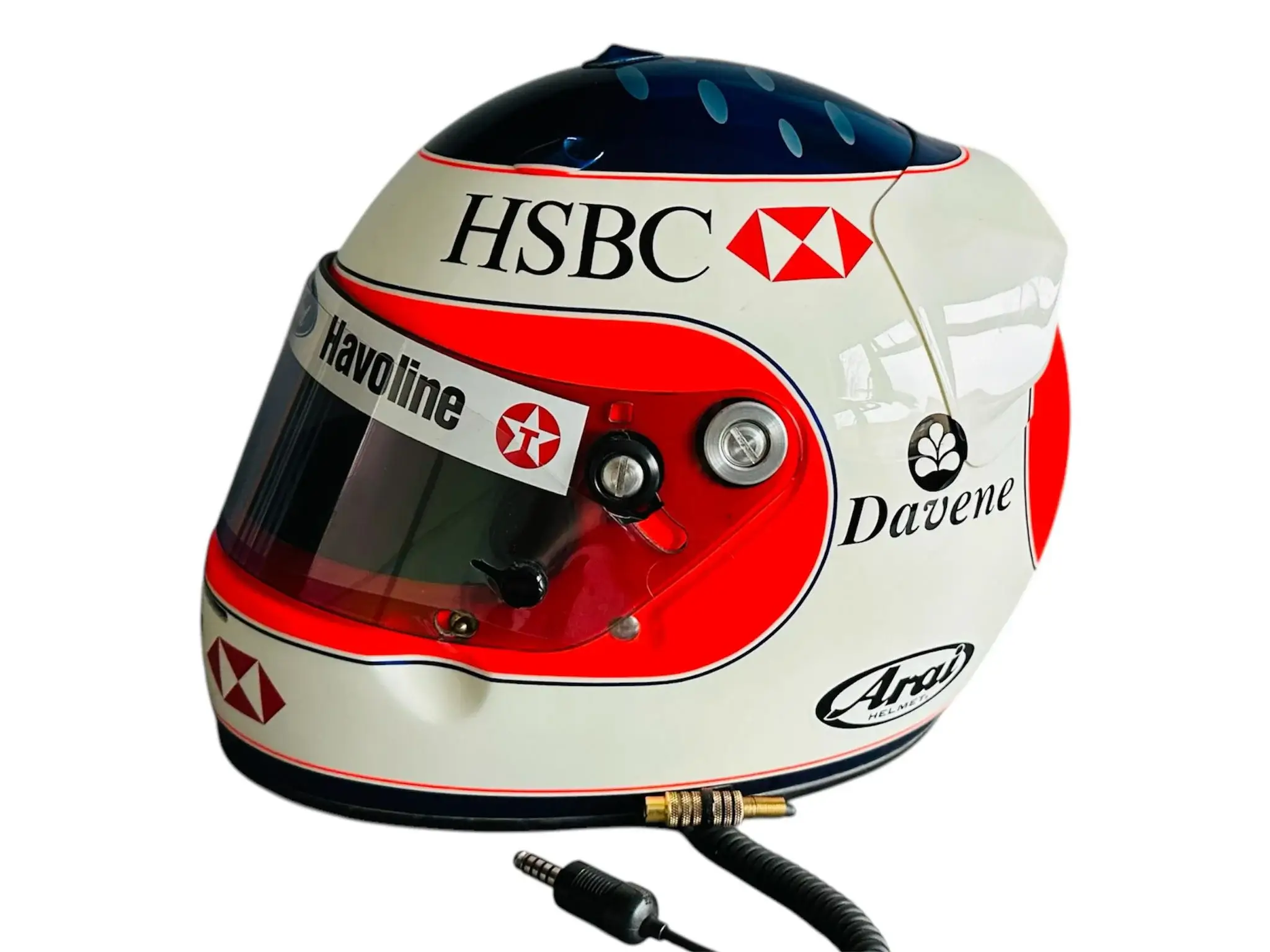 MP: Rubens Barrichello 1998 GP Race Used Helmet | PCARMARKET