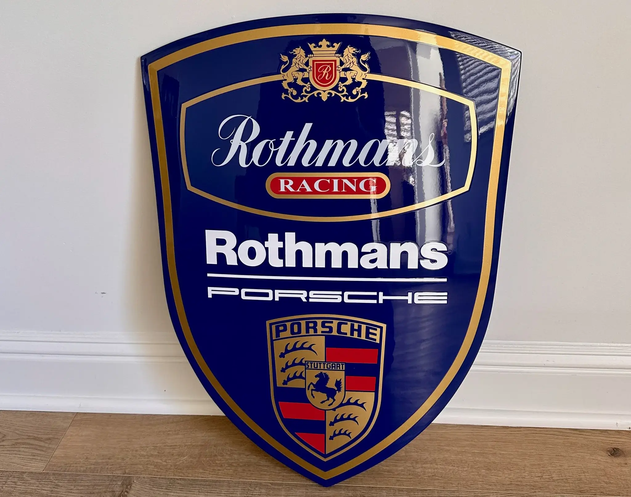 No Reserve Porsche Rothmans Racing Shield | PCARMARKET
