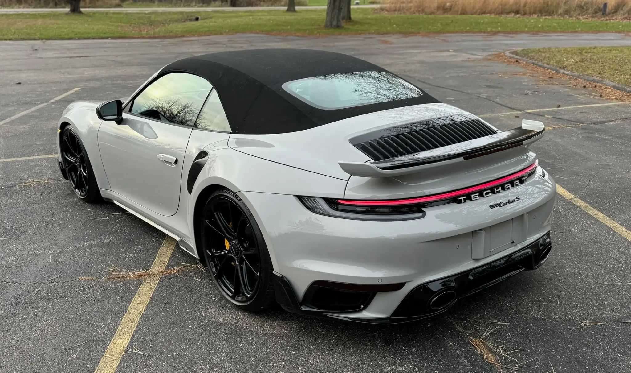 MP: 15k-Mile 2022 Porsche 992 Turbo S Cabriolet TechArt | PCARMARKET