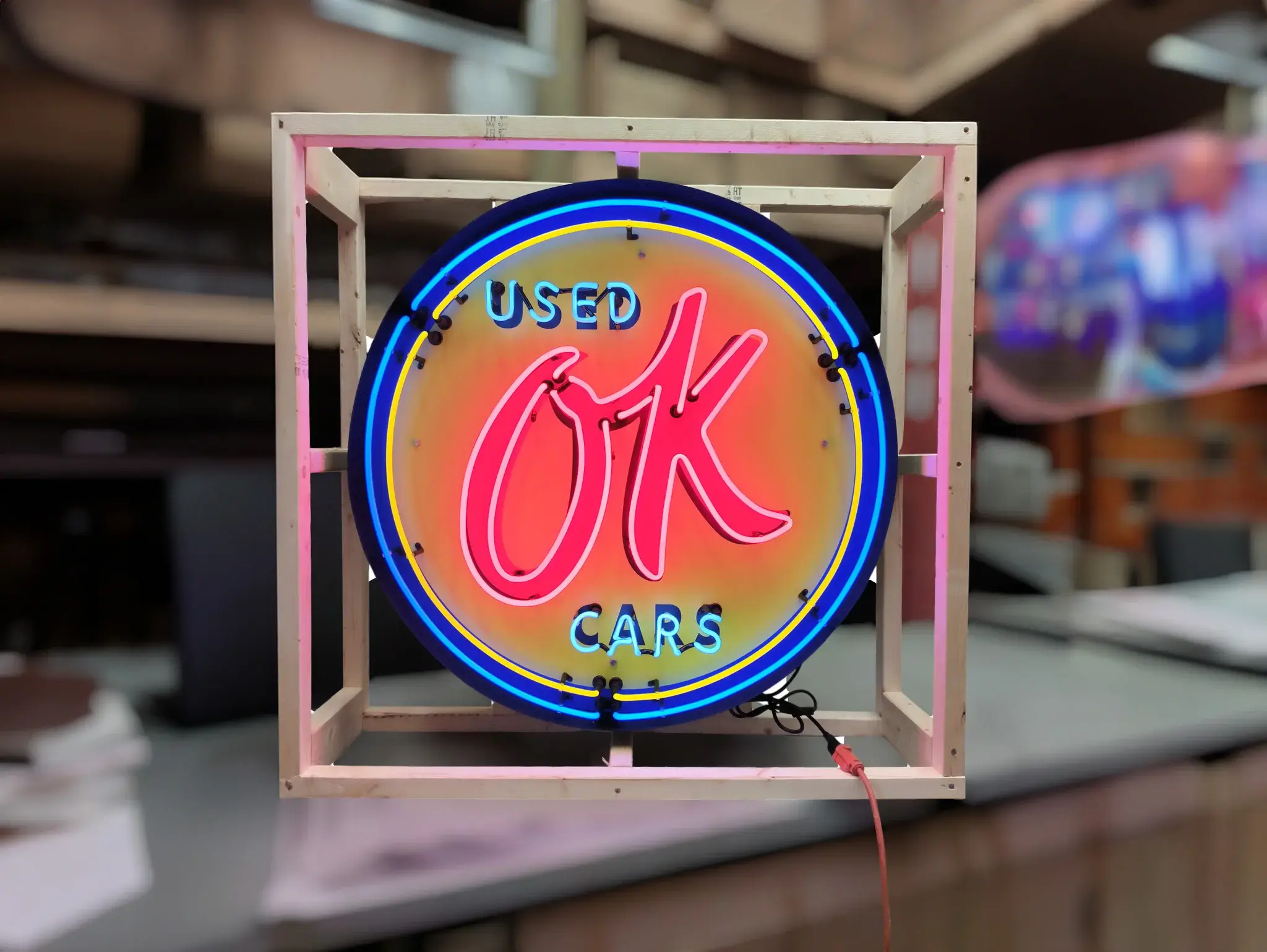 MP: OK Used Cars Neon Sign | PCARMARKET