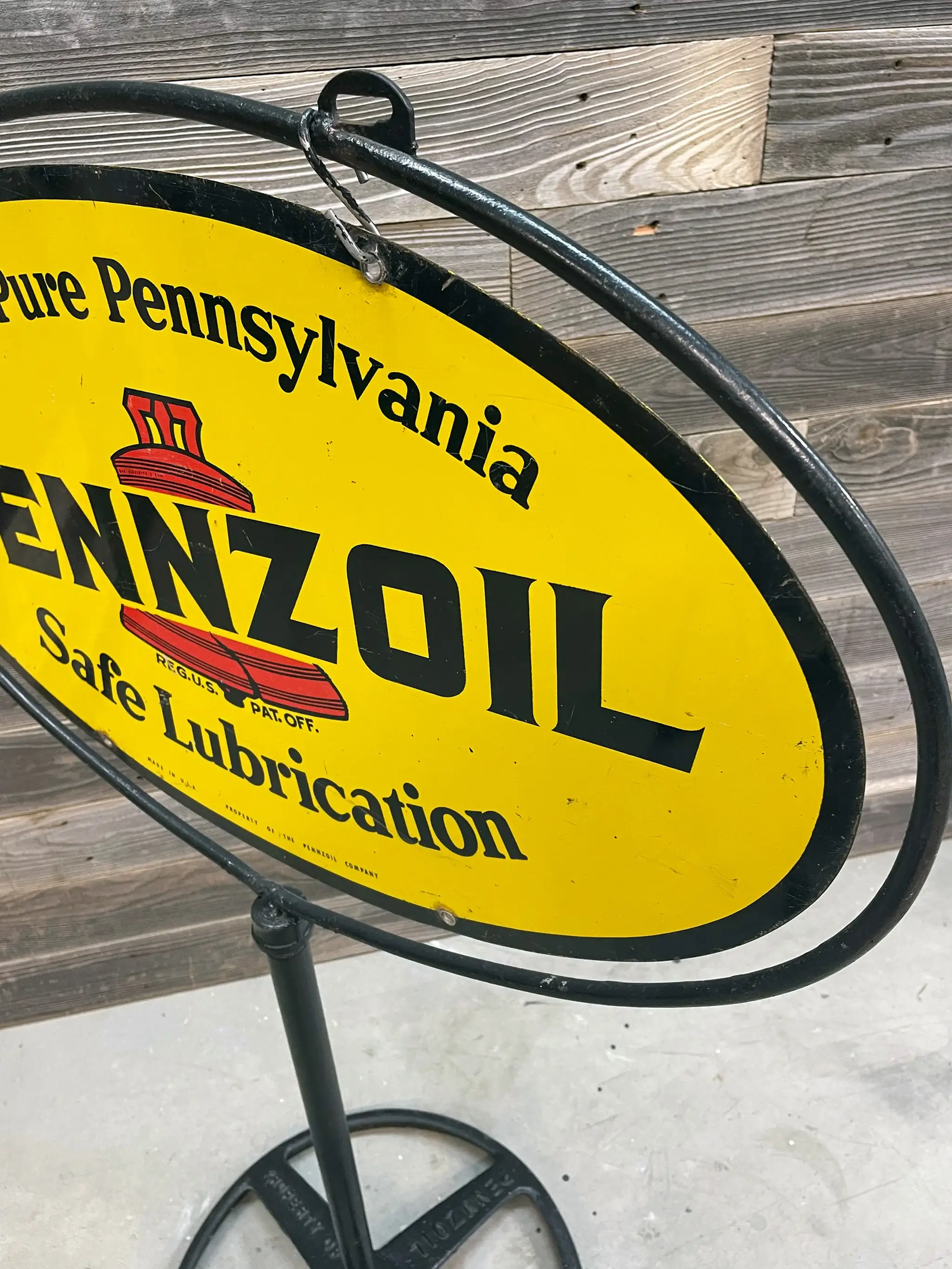 MP: Original Pennzoil Curb Sign | PCARMARKET
