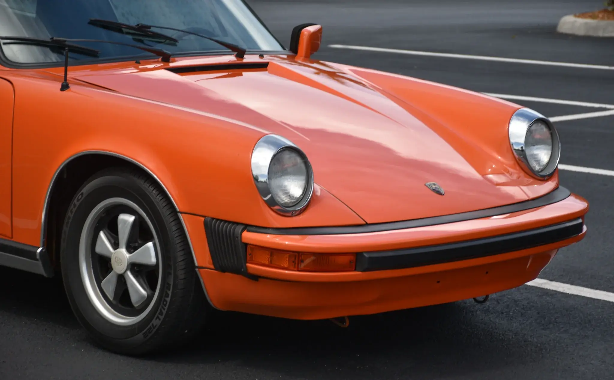 MP: Continental Orange 1977 Porsche 911S Targa 5-Speed | PCARMARKET