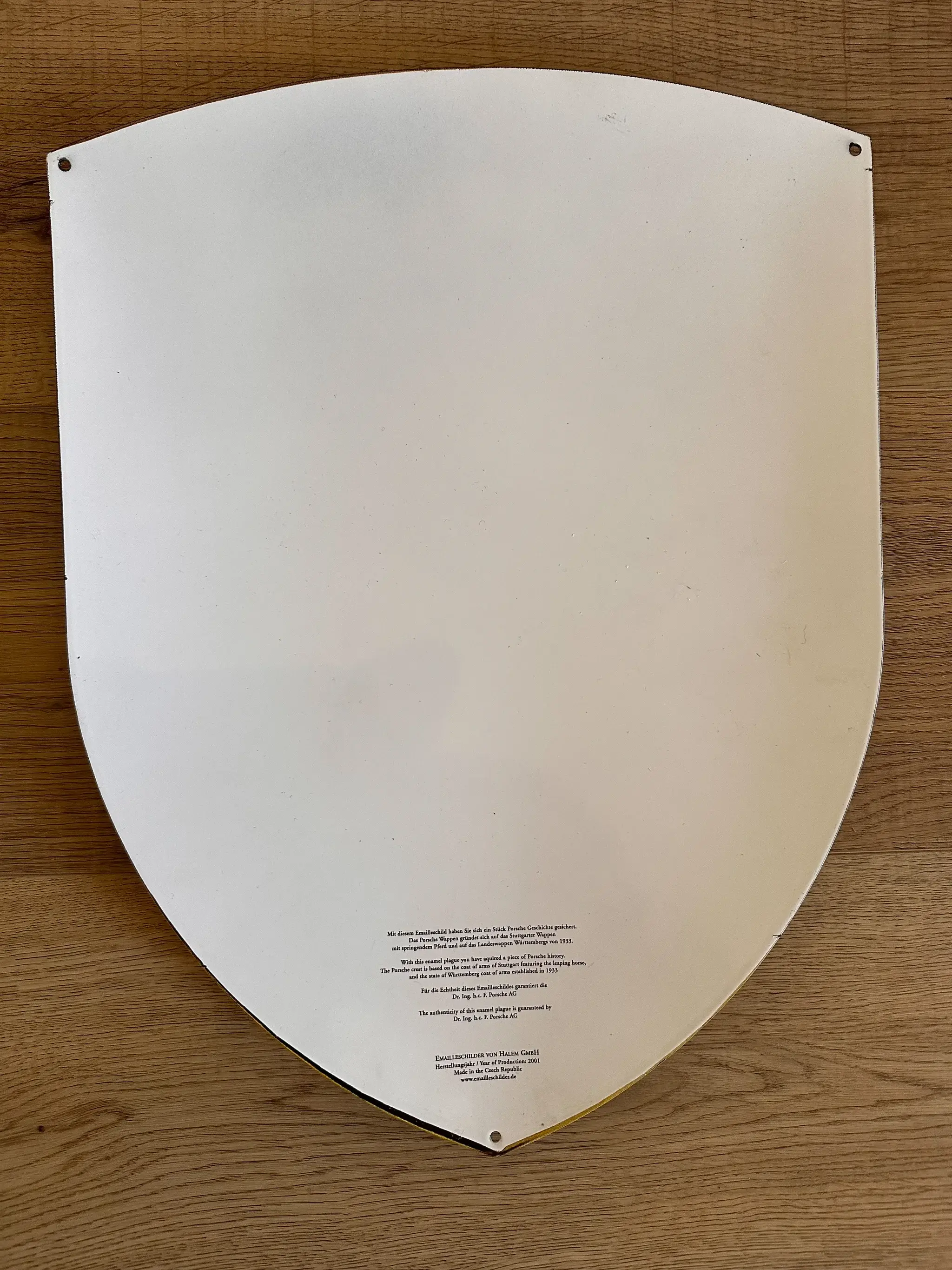 MP: Porsche Enamel Crest | PCARMARKET