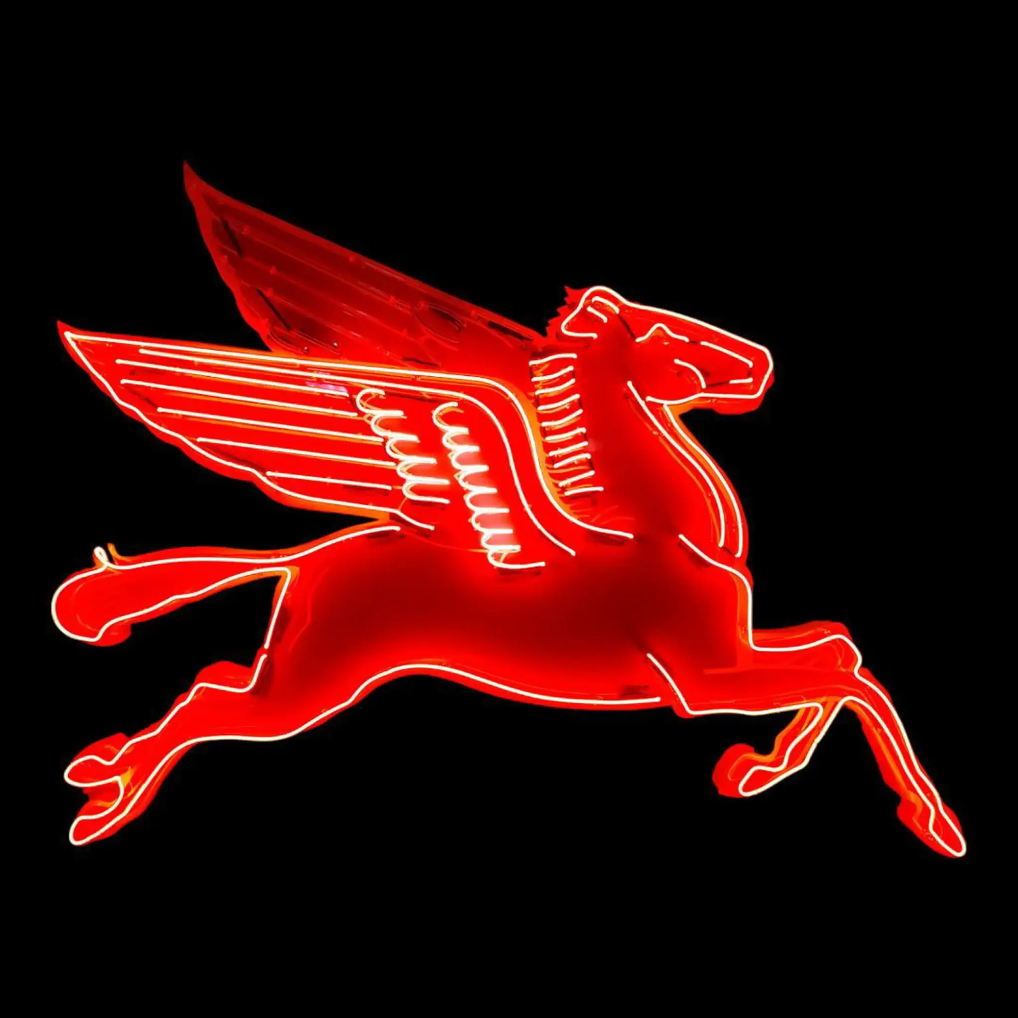 MP: Animated Mobil Pegasus Neon Sign | PCARMARKET