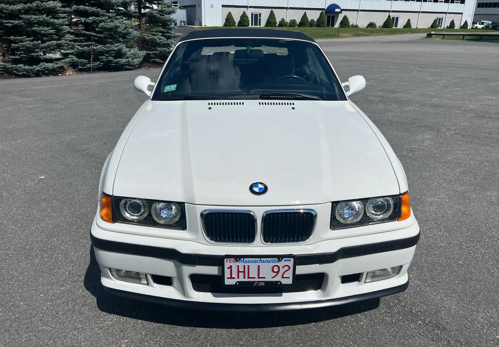 Modified BMW E36 M3 convertible with wide body kit