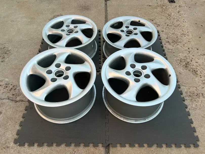 No Reserve Porsche turbo Twist 993 Wheels | PCARMARKET