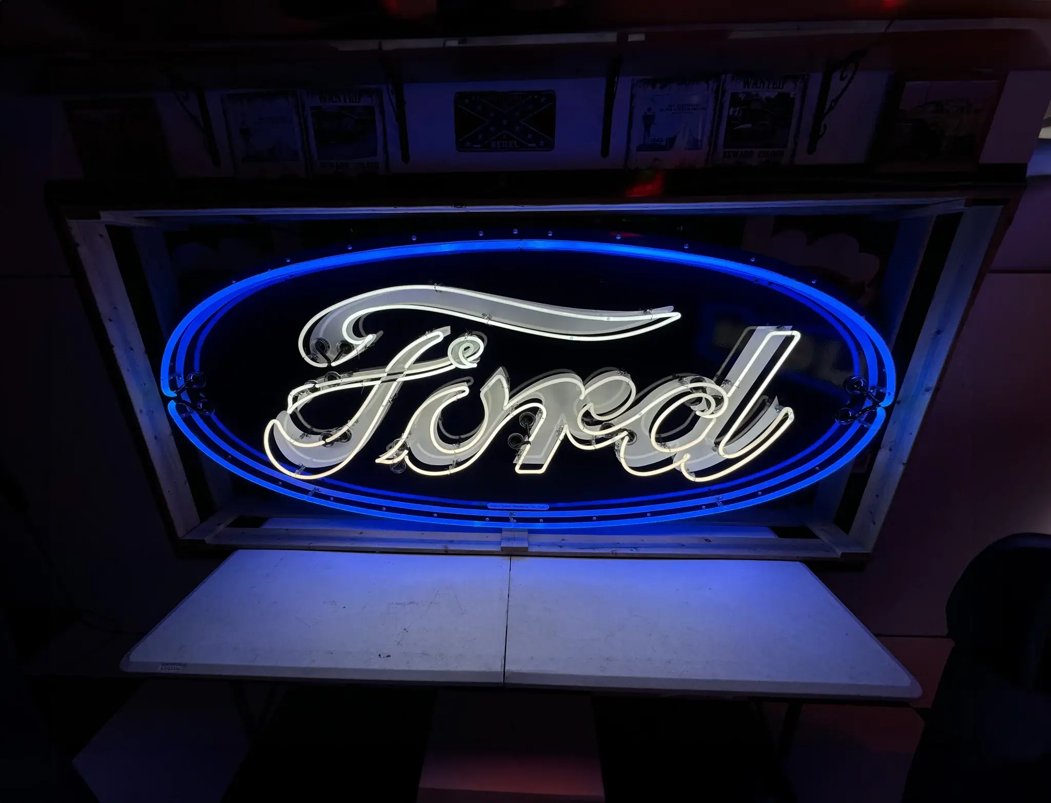 MP: 1930's Original Porcelain Ford Dealership Neon Sign | PCARMARKET