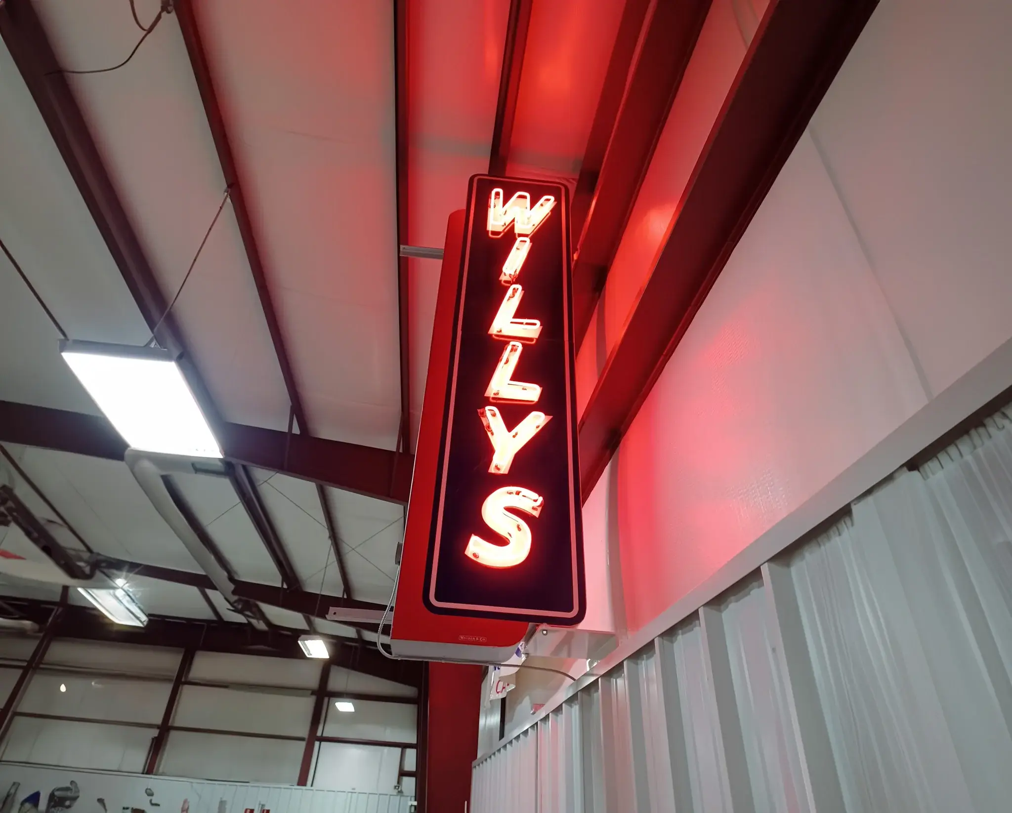【希少】当時物 WILKINSONディスプレイ ネオンサイン MP: Original 1930's/1940's Era Willy's Neon Sign | PCARMARKET