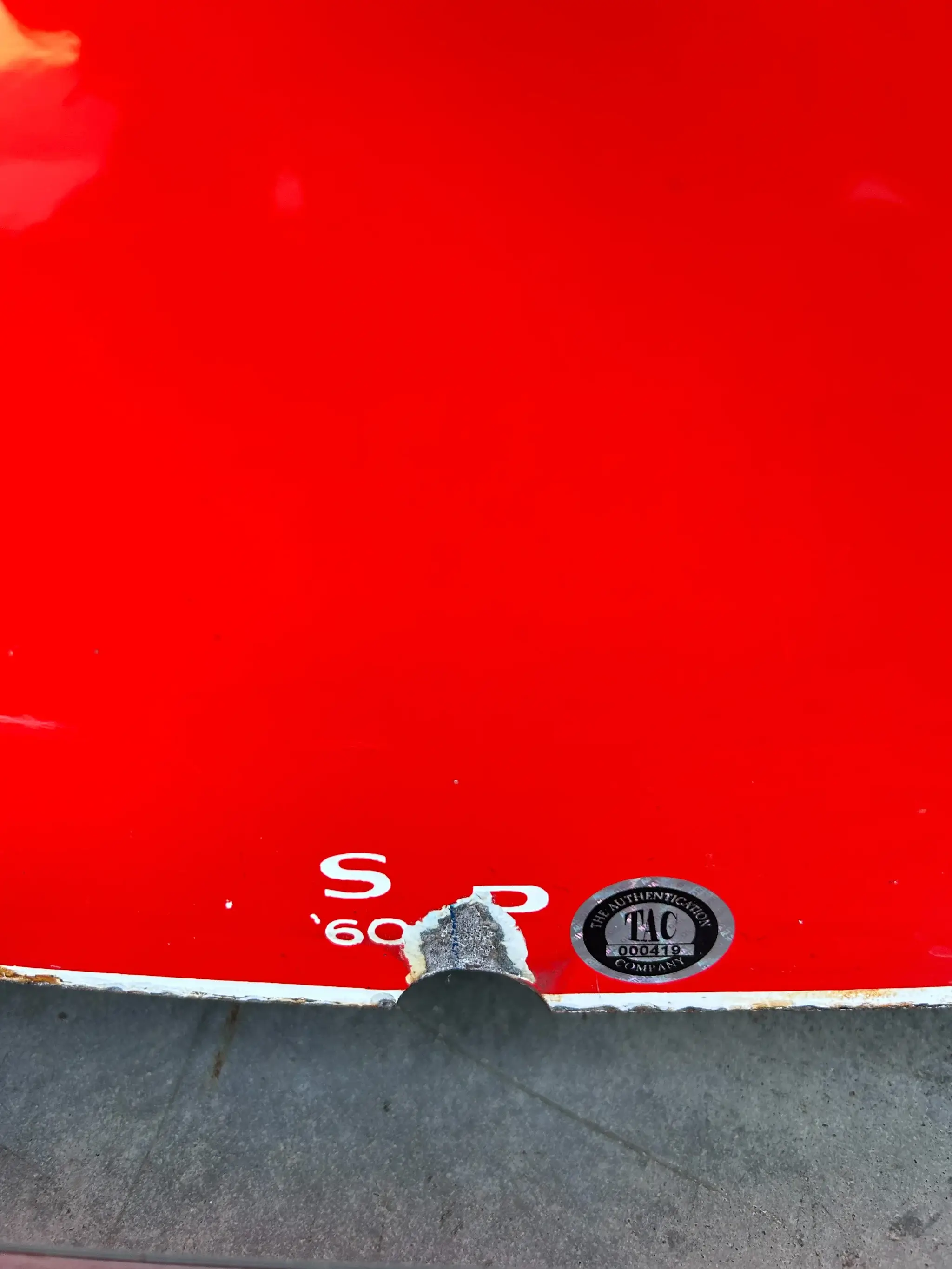 MP: TAC Authenticated Original 1960 Frontier Gas Neon Sign