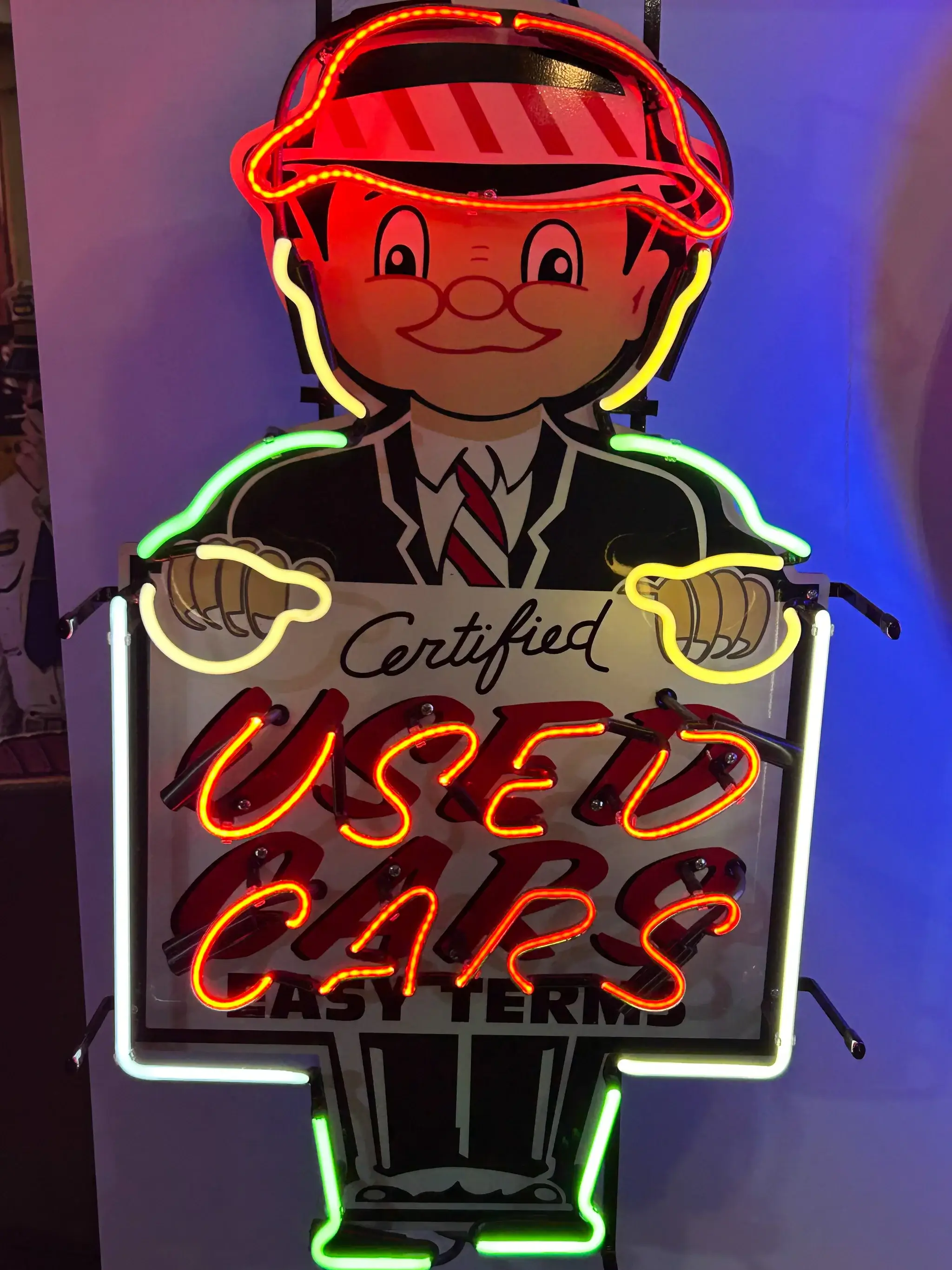 No Reserve Certified Used Cars Guy & OK Used Cars Neon Signs