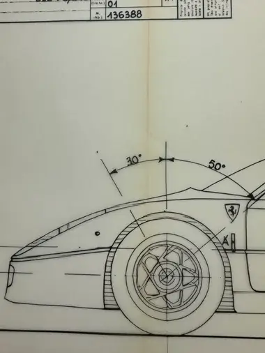 No Reserve Ferrari F40 Blueprints and Photos | PCARMARKET