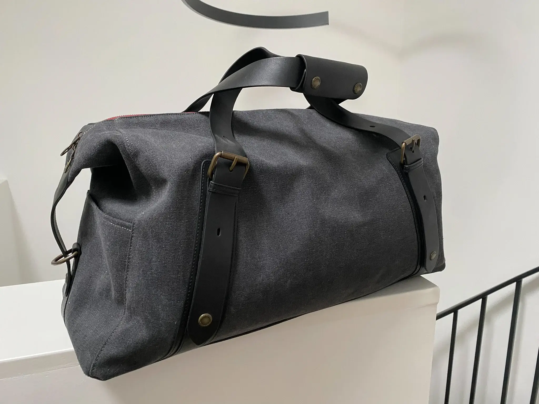 No Reserve Porsche Heritage Icons Denim Duffle Bag | PCARMARKET