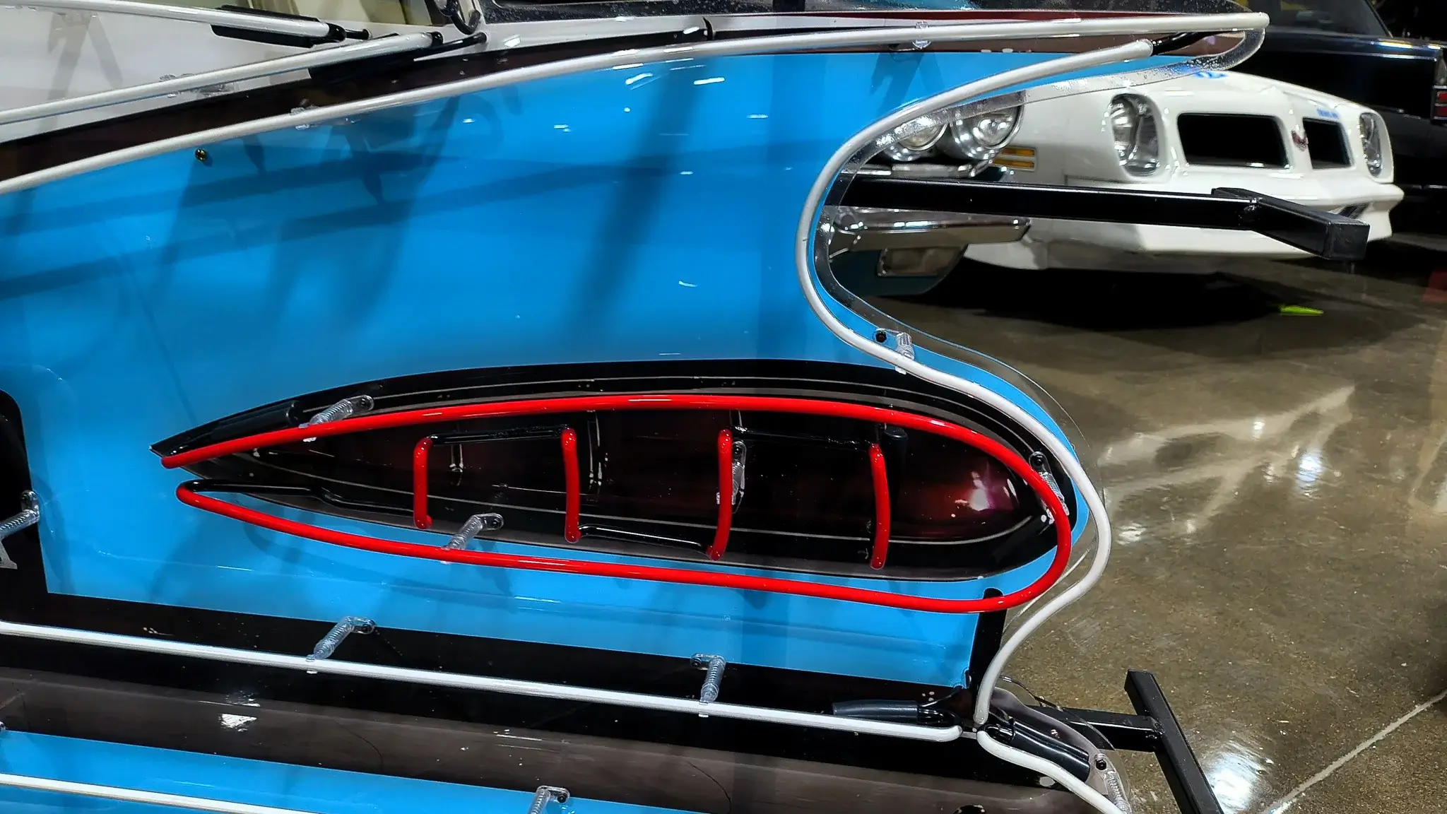 MP: 1959 Style Turquoise Impala Neon Sign | PCARMARKET