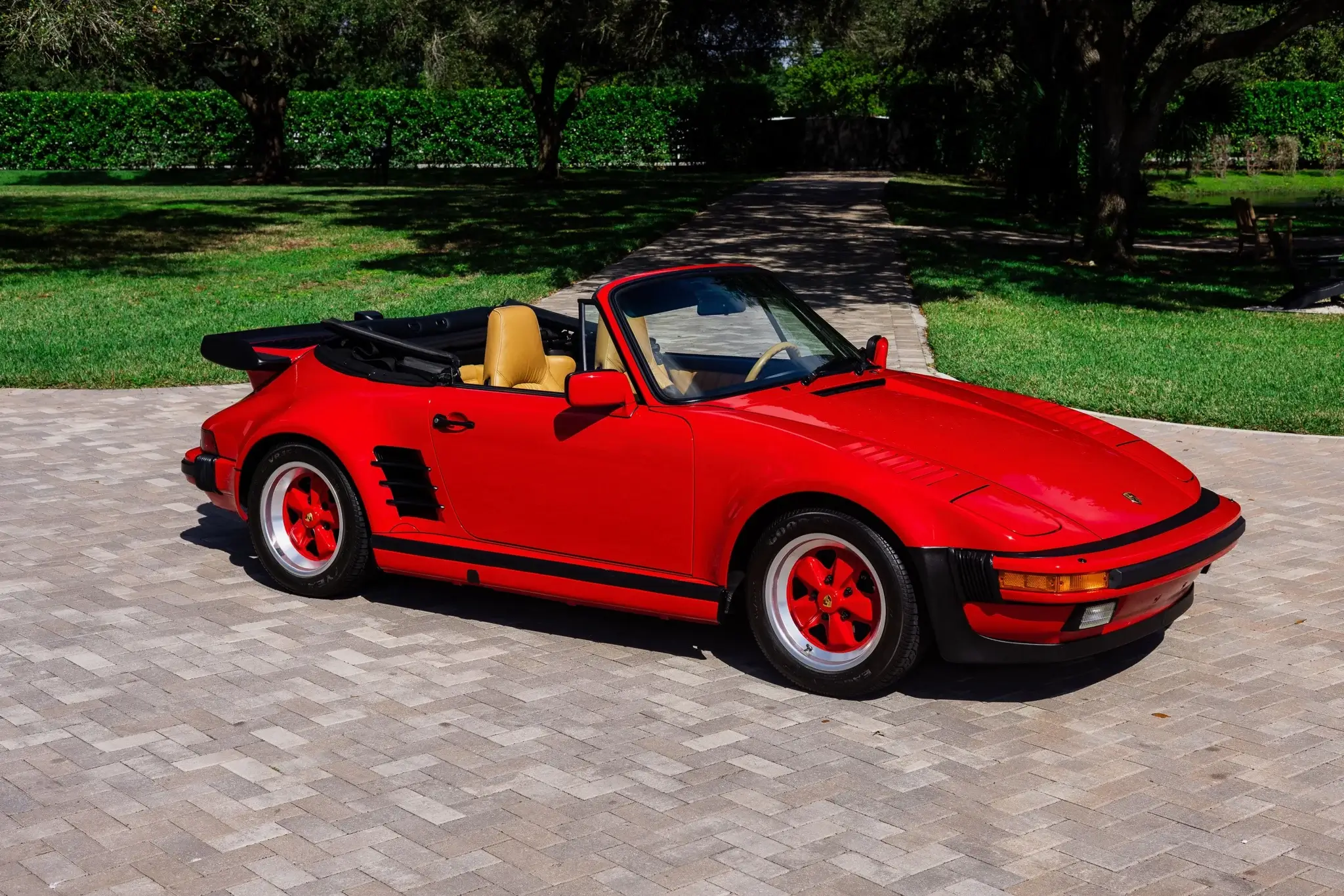 MP: 2,700-Mile 1988 Porsche 930 Turbo Cabriolet Slant Nose M505
