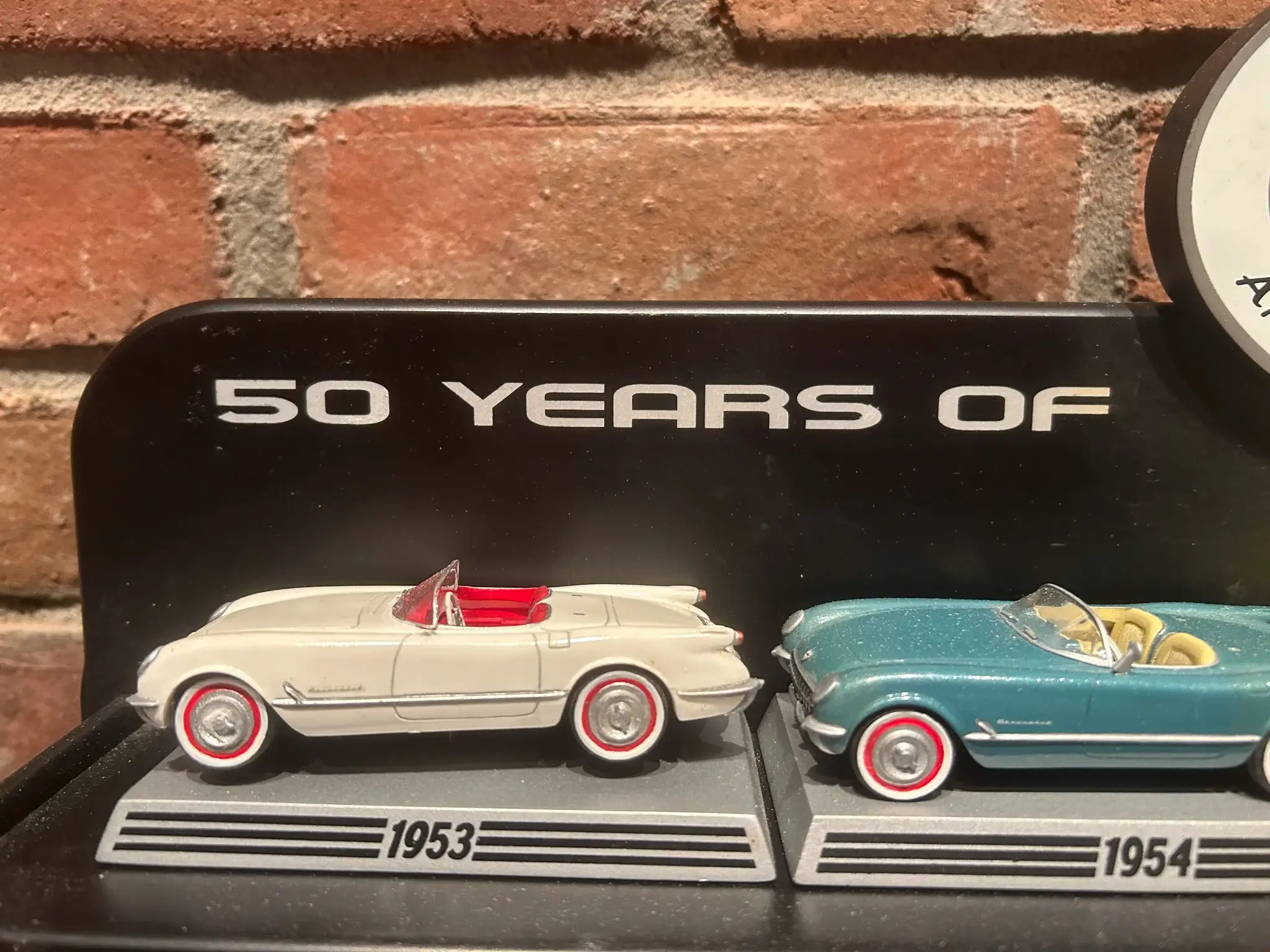 No Reserve Danbury Mint 50 Year Corvette 1:43 Scale Die Cast