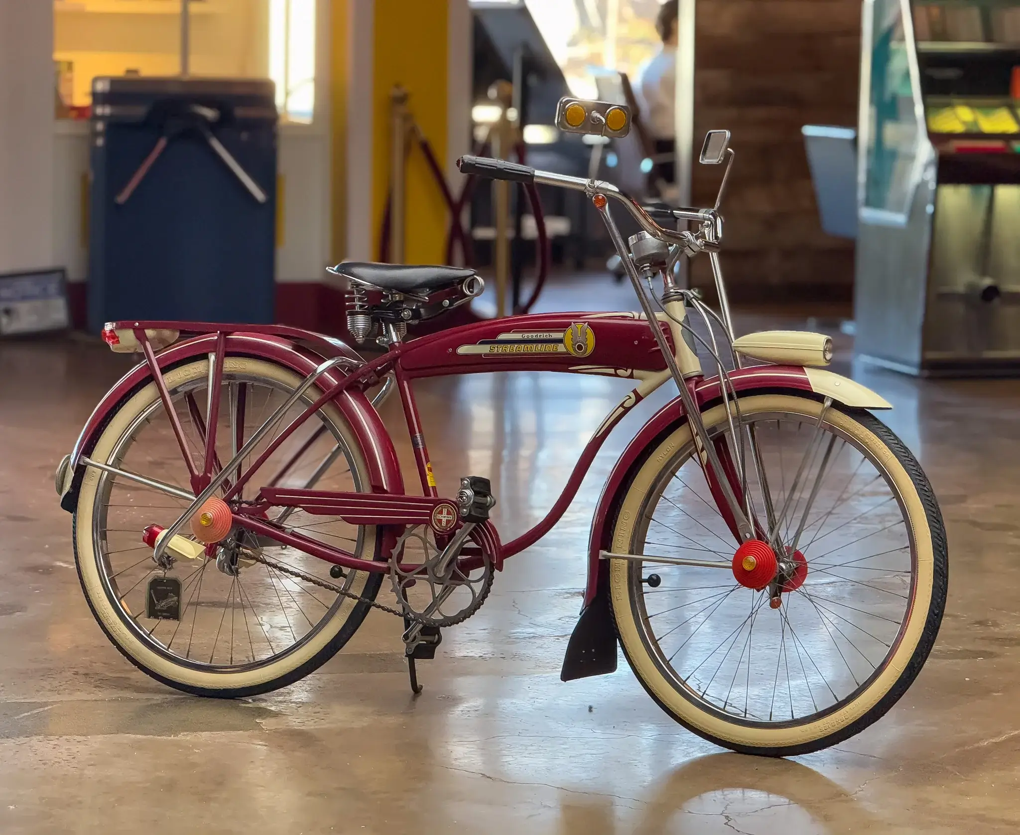 MP: Vintage Pre-war 1939 BF Goodrich Schwinn Streamline Promotional Bicycle  | PCARMARKET
