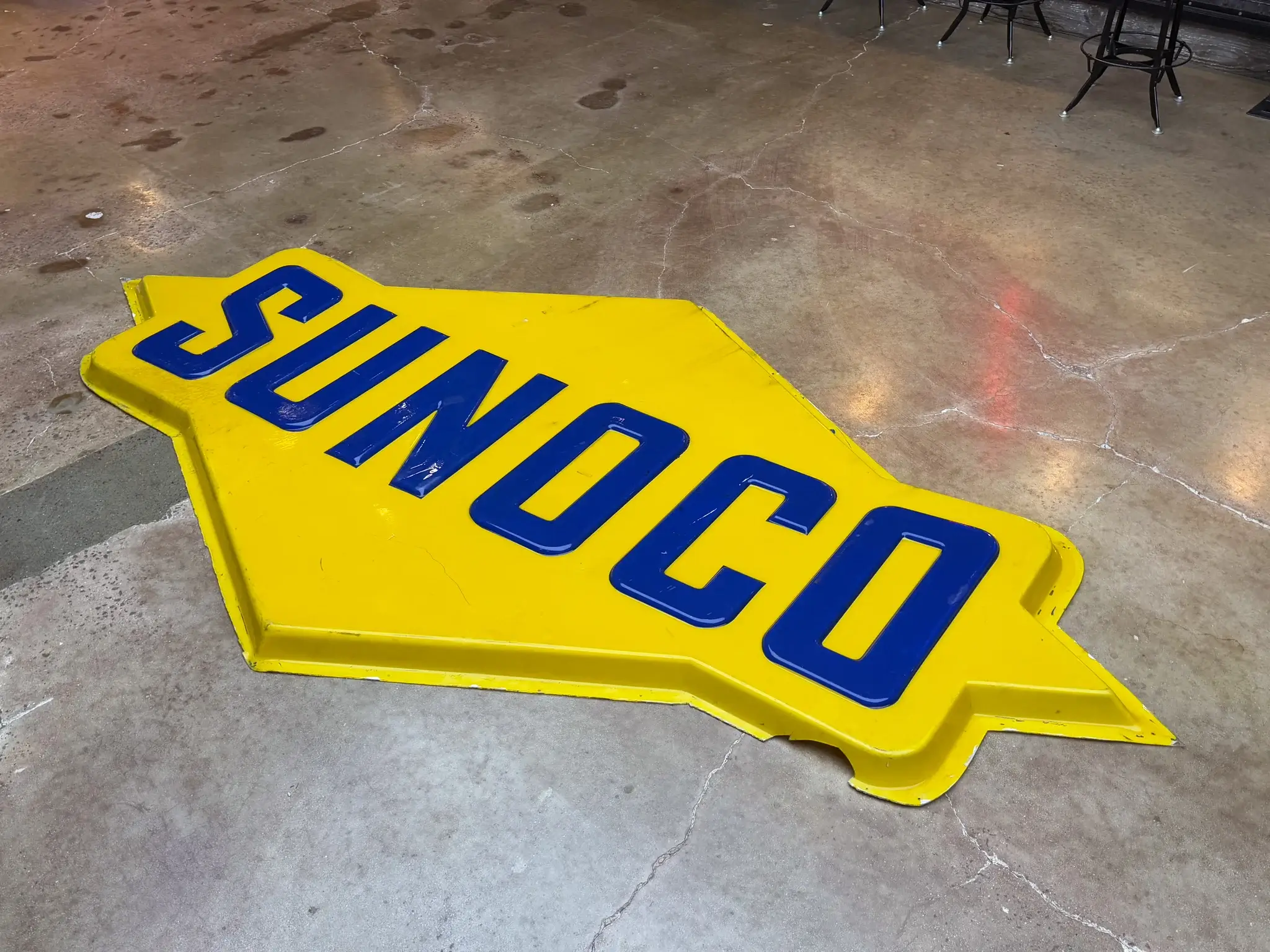 No Reserve Sunoco Gas Sign | PCARMARKET