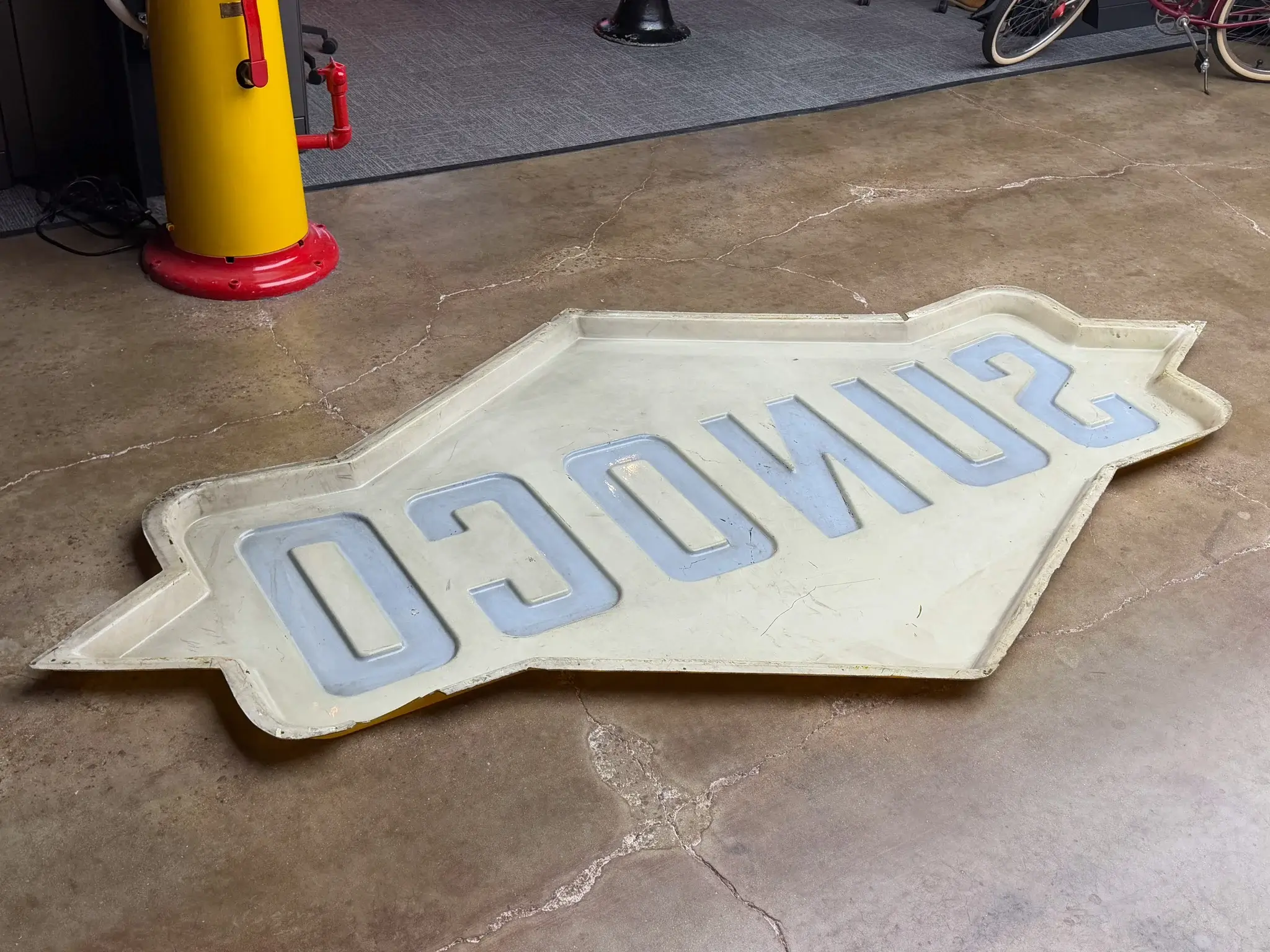 No Reserve Sunoco Gas Sign | PCARMARKET