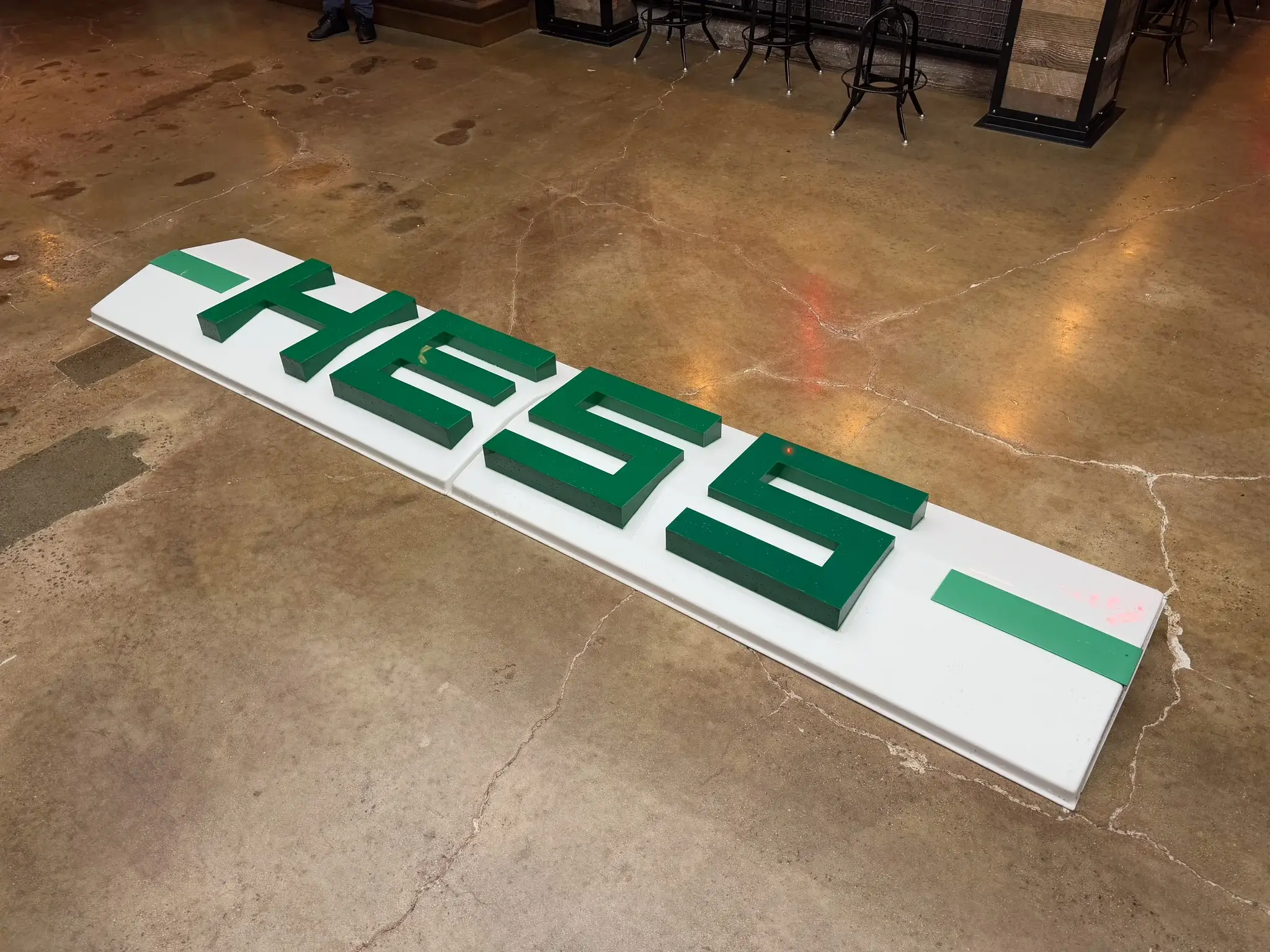 No Reserve Hess Gas Sign | PCARMARKET