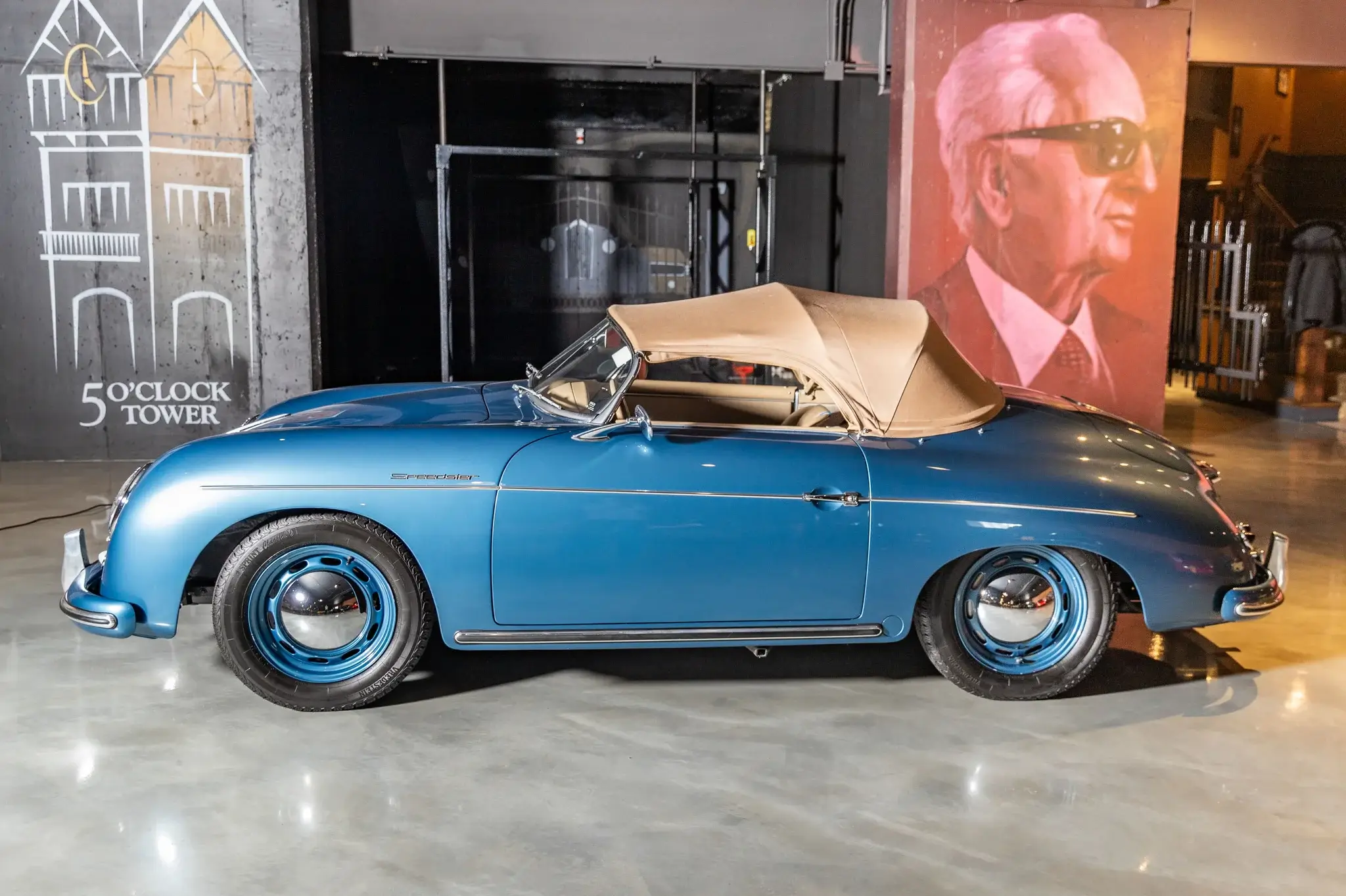 Porsche 356 A Speedster 1956 Bleue - Minichamps Maxichamps 1/43 - NEUF Prévente