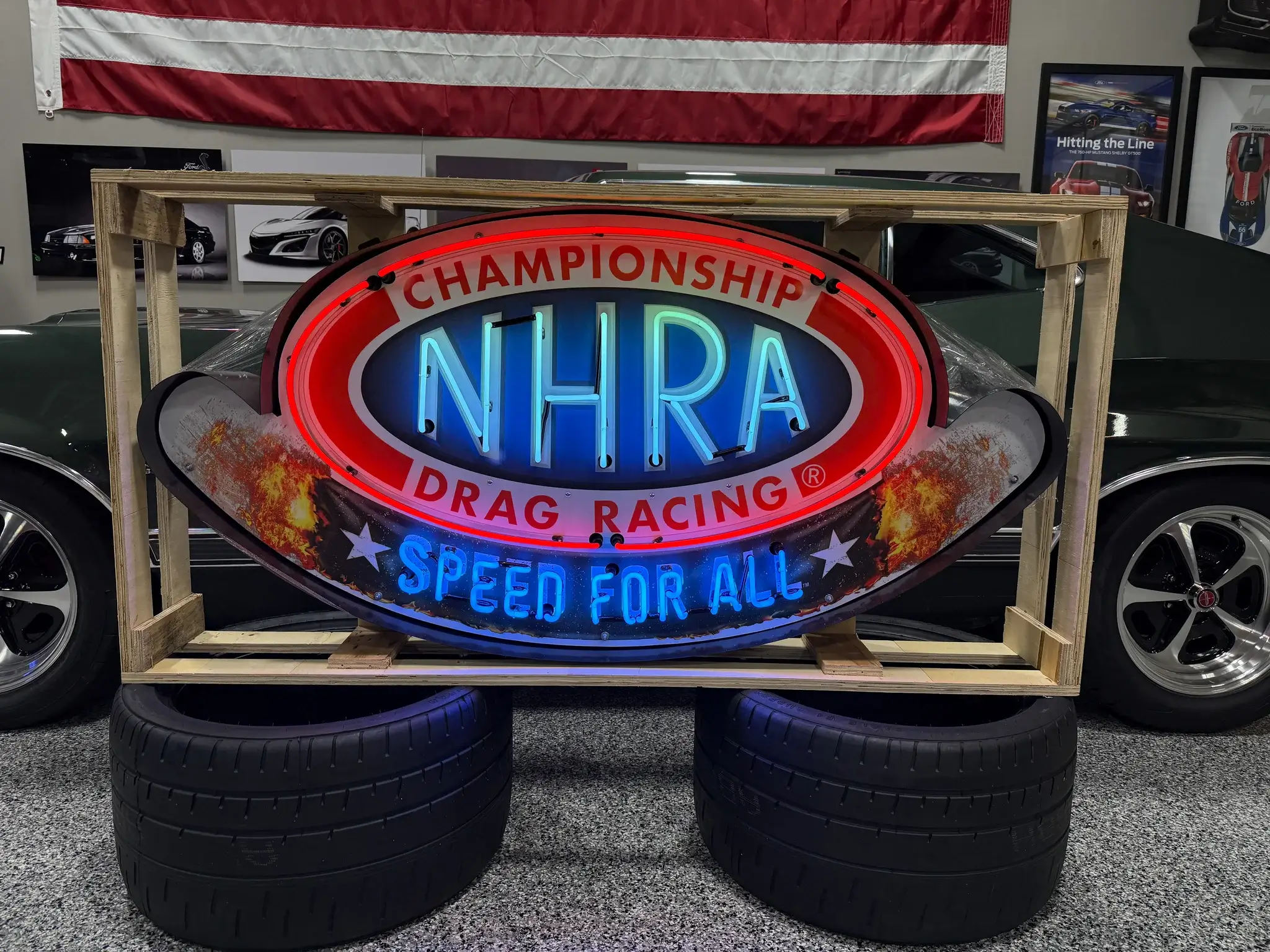 NHRA Drag Racing Neon Sign | PCARMARKET