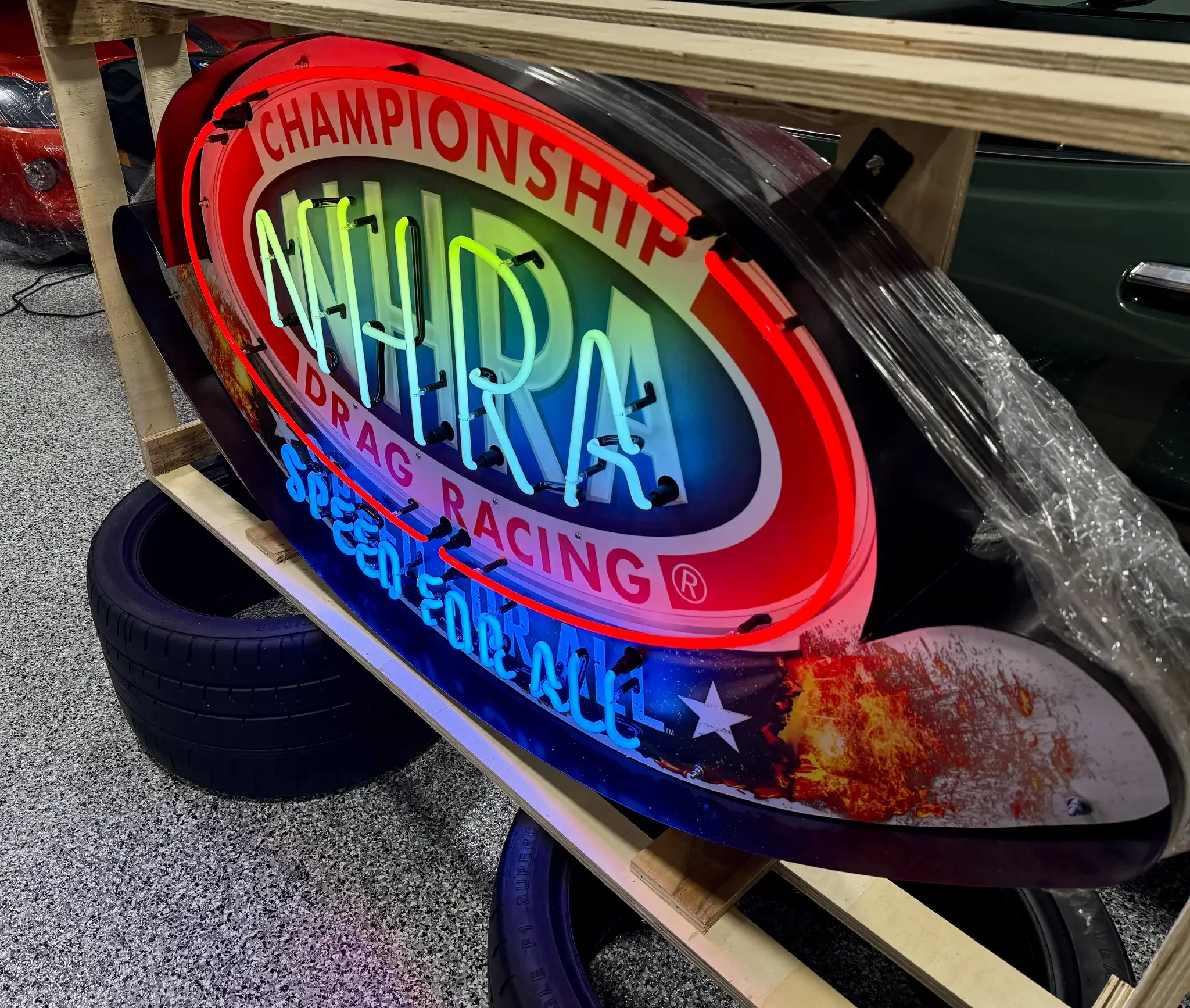 NHRA Drag Racing Neon Sign | PCARMARKET