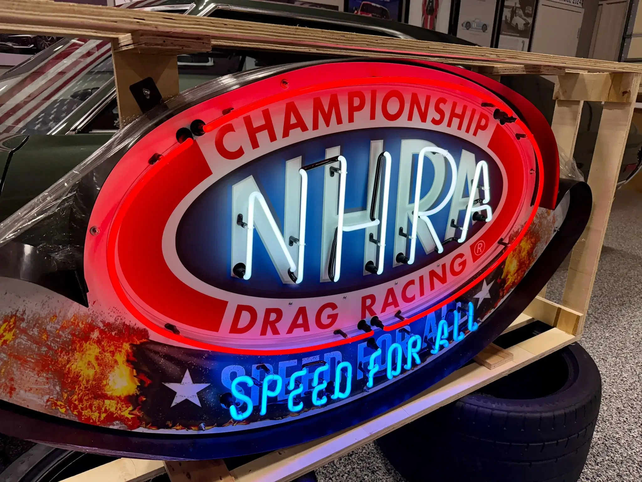 NHRA Drag Racing Neon Sign | PCARMARKET