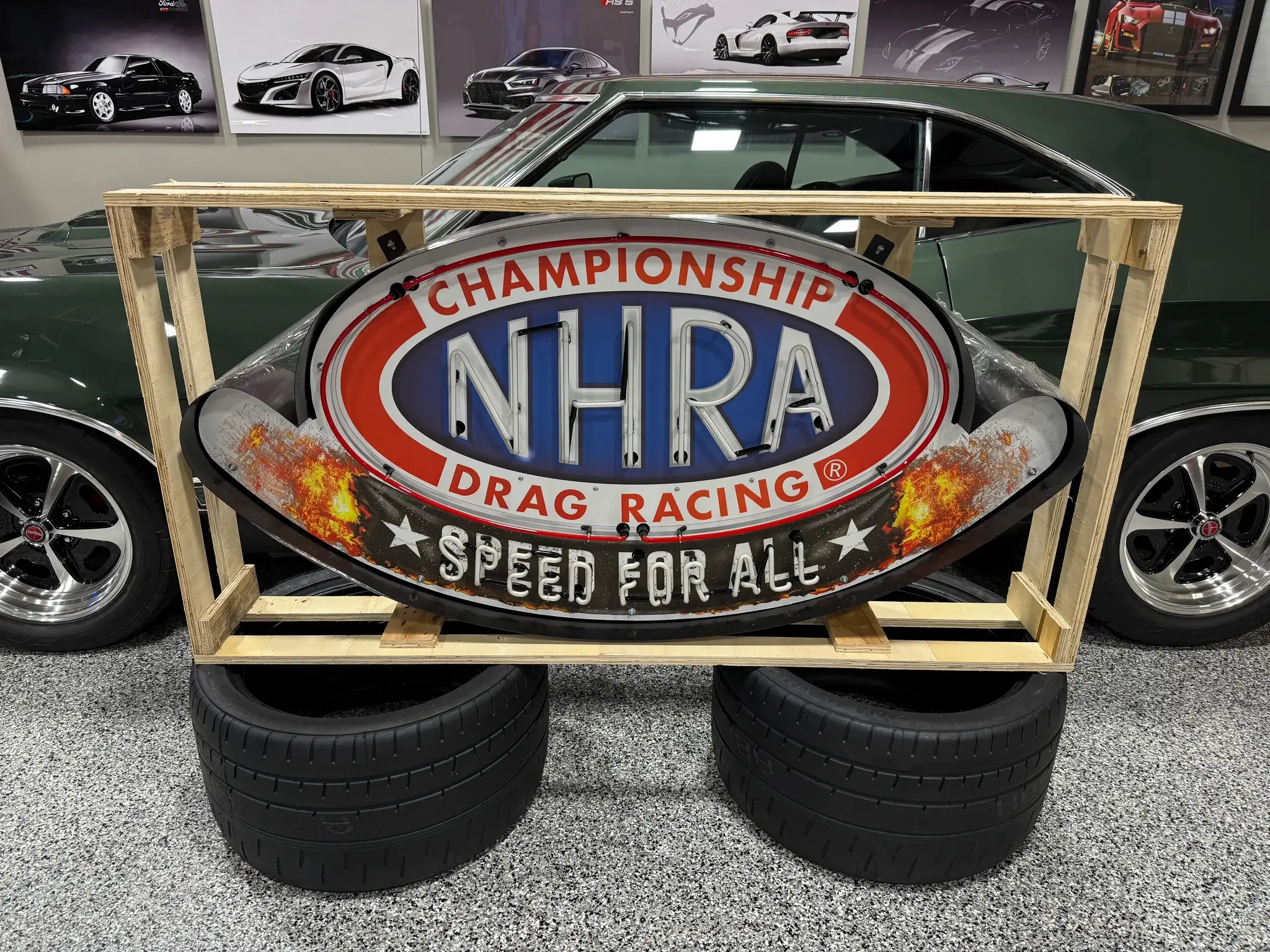 NHRA Drag Racing Neon Sign | PCARMARKET