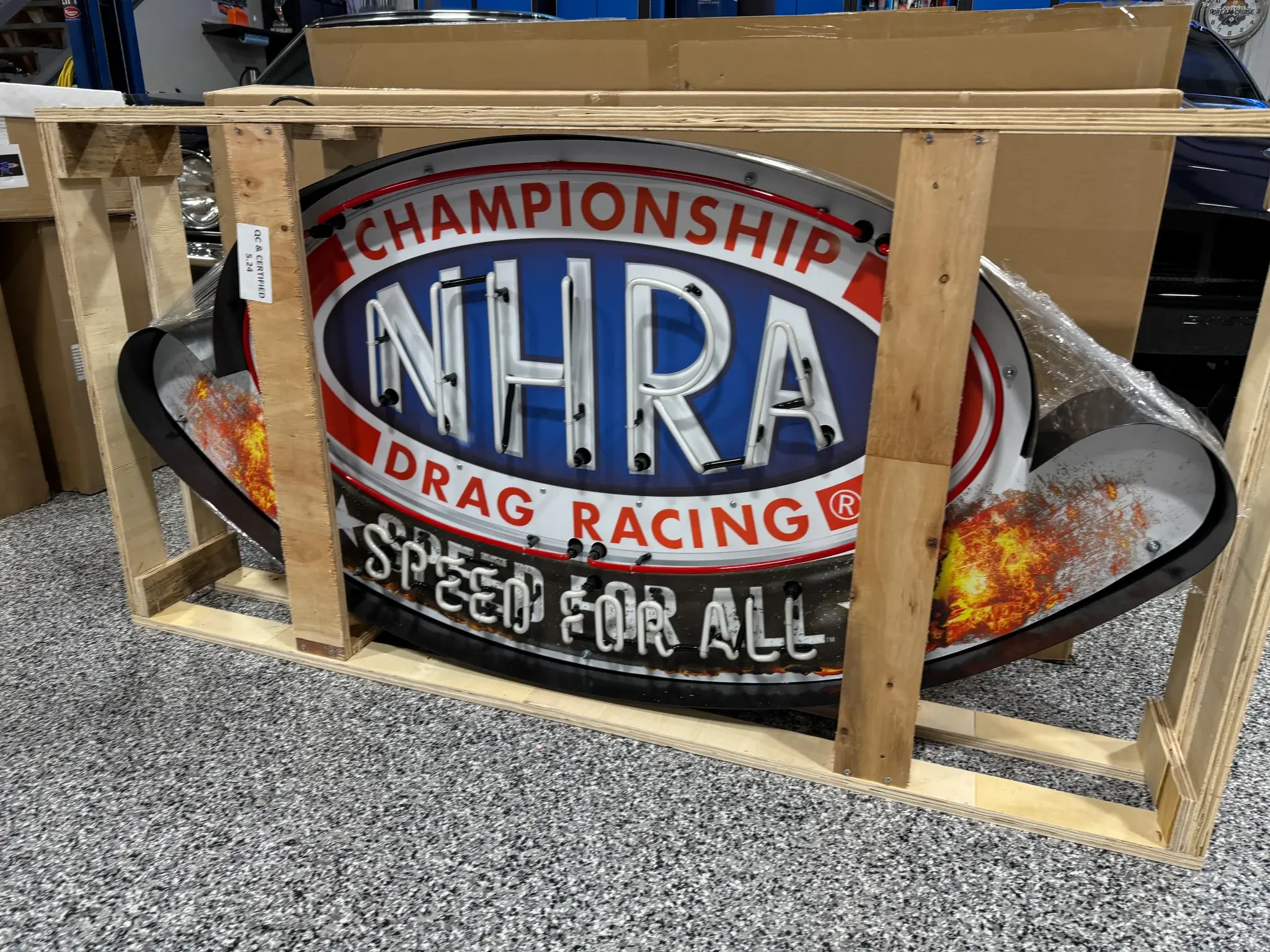 NHRA Drag Racing Neon Sign | PCARMARKET