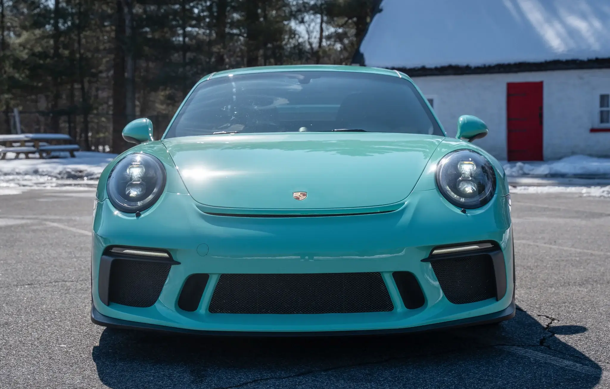 NO RESERVE PTS Mint Green 2018 Porsche 991.2 GT3 6-Speed | PCARMARKET