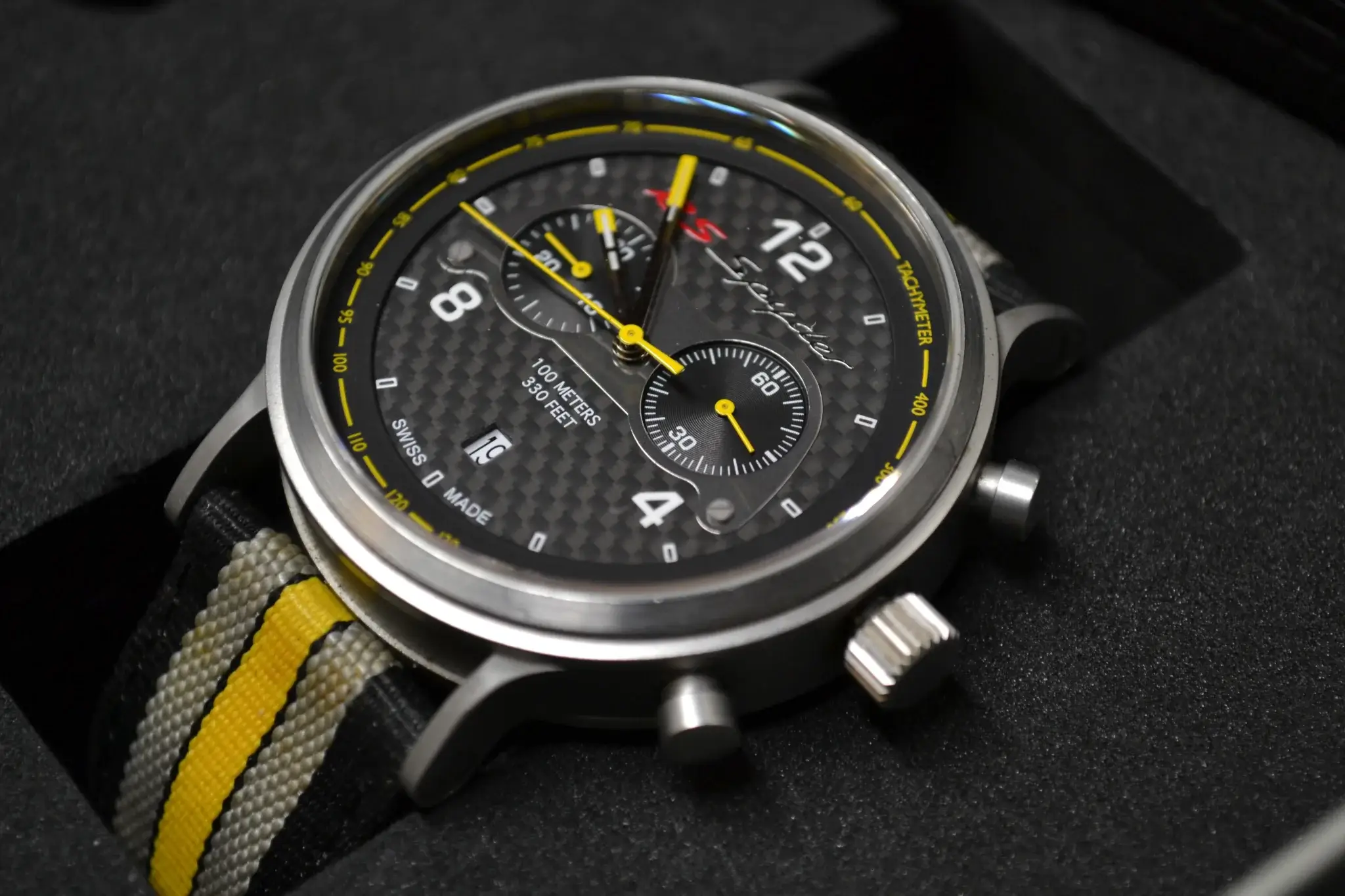MP: Porsche RS Spyder Chronograph and Model Car Signed by Ryan