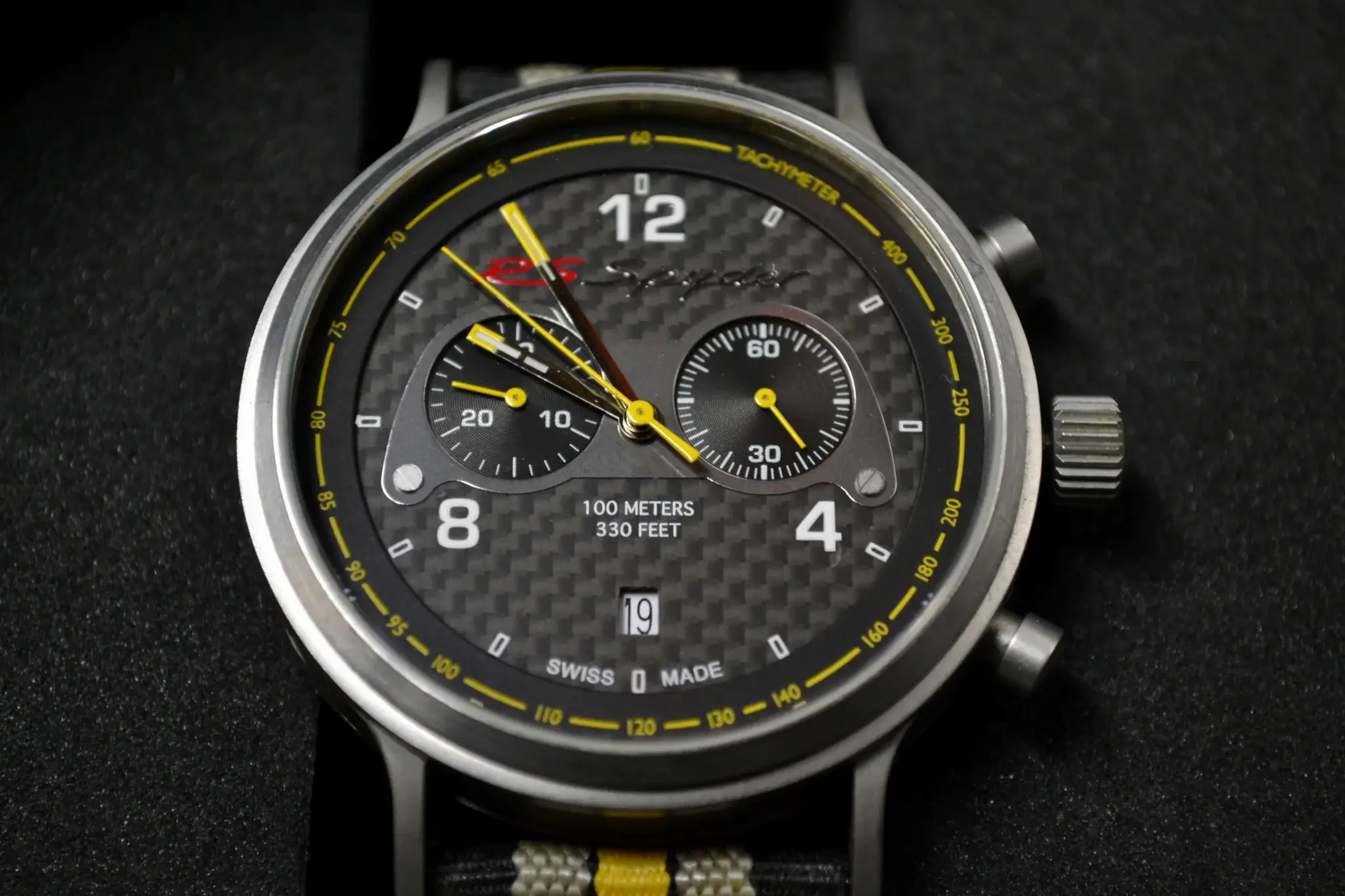 MP: Porsche RS Spyder Chronograph and Model Car Signed by Ryan