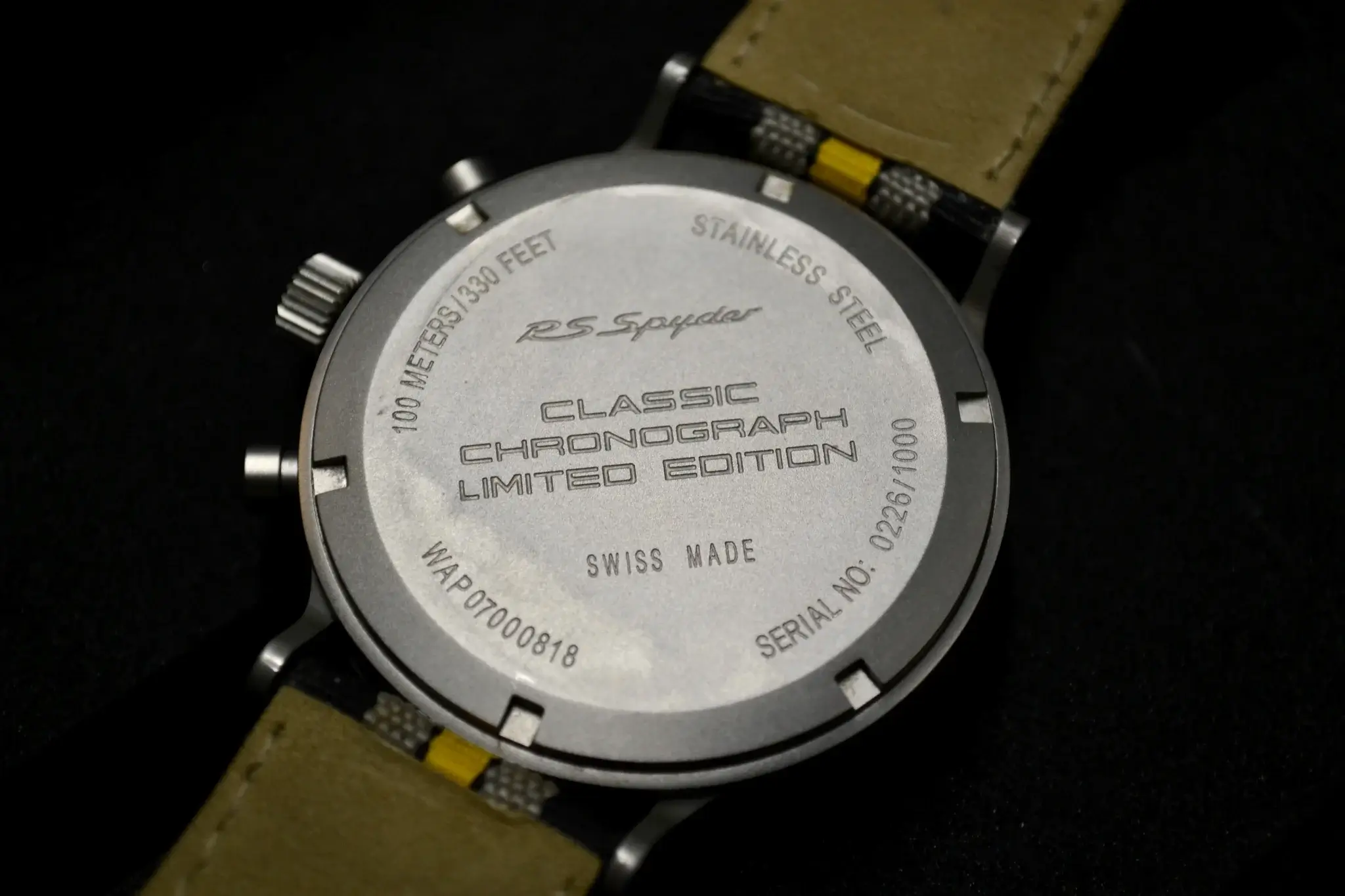 MP: Porsche RS Spyder Chronograph and Model Car Signed by Ryan