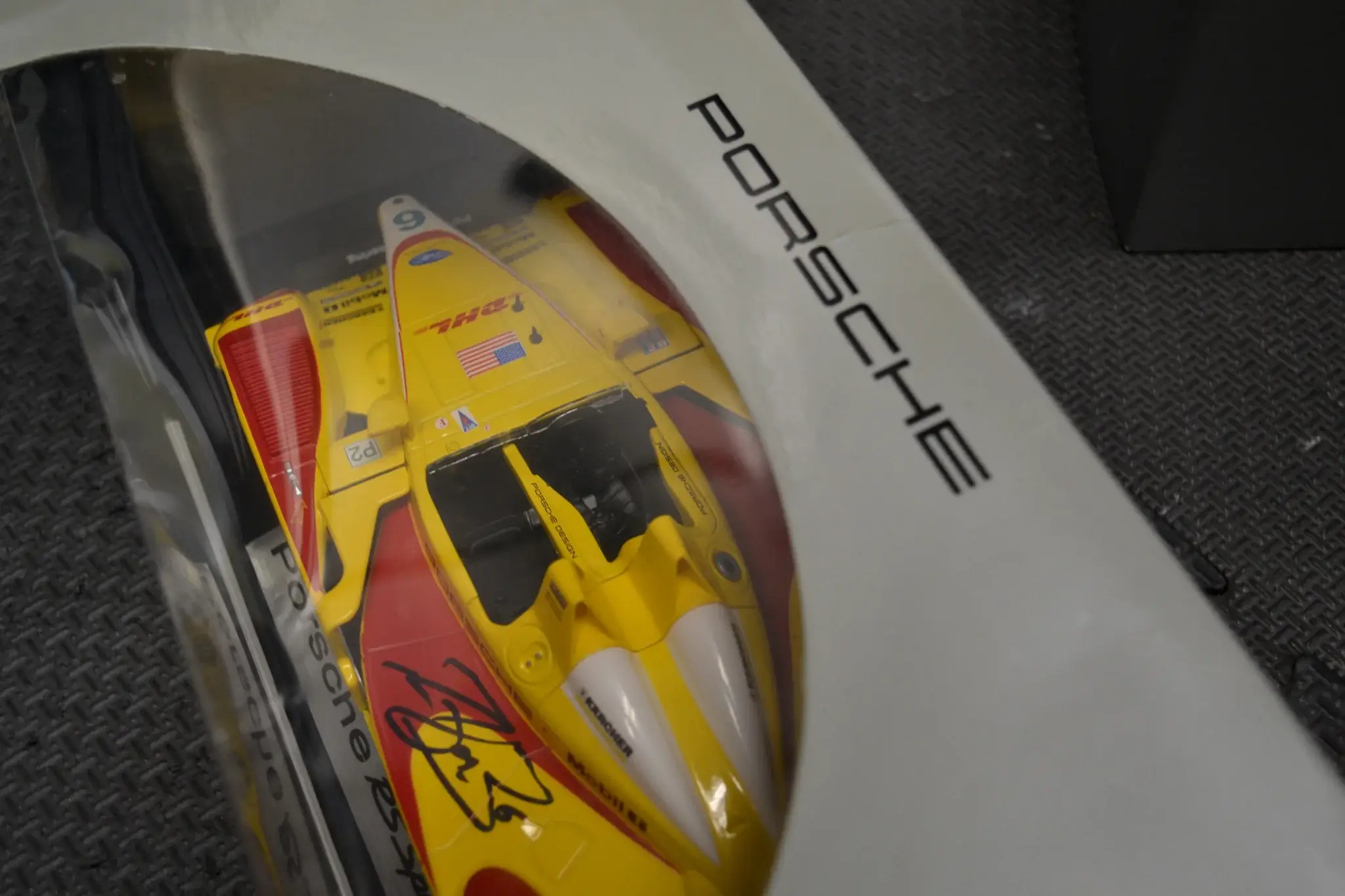 MP: Porsche RS Spyder Chronograph and Model Car Signed by Ryan