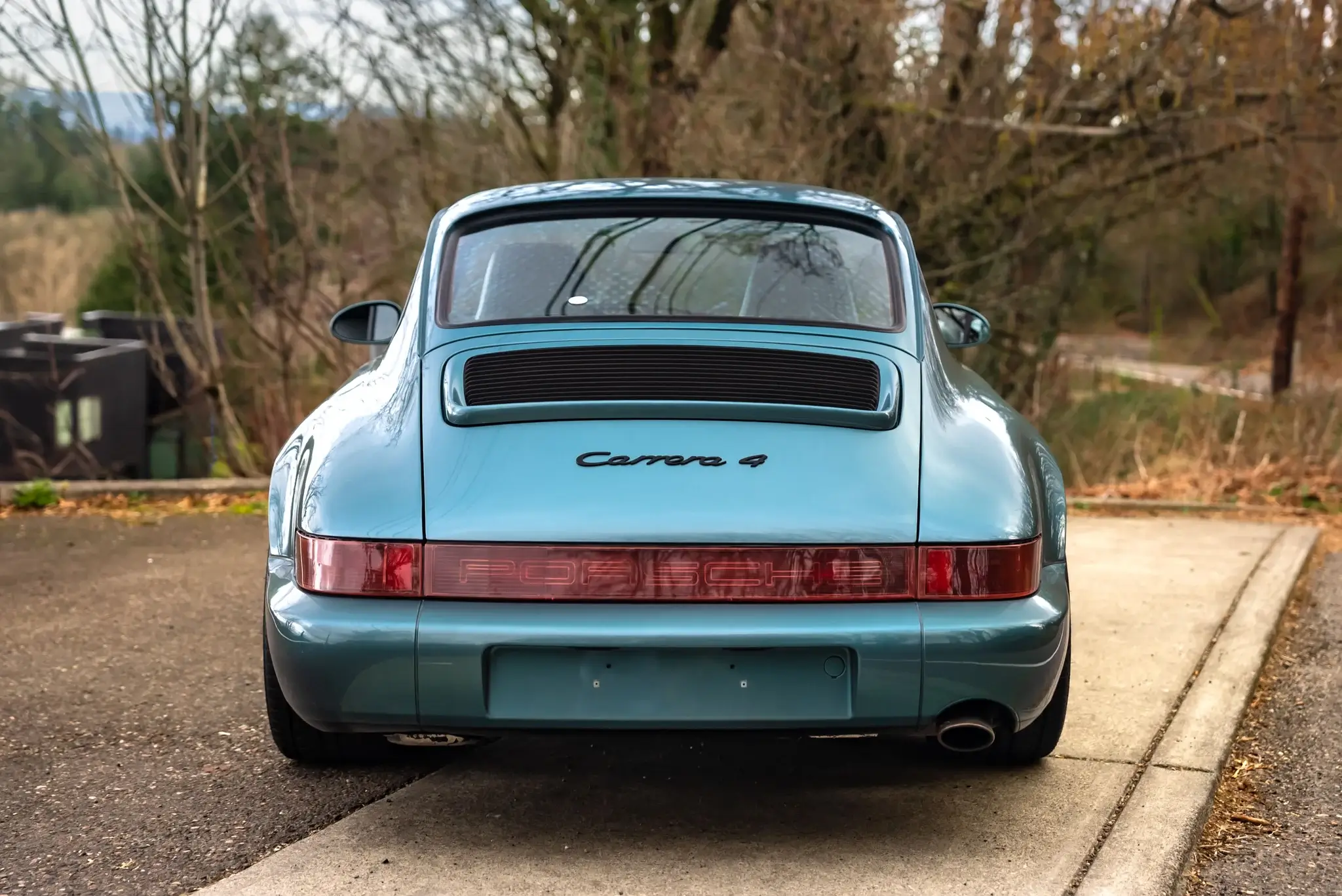 Turquoise Metallic 1992 Porsche 964 Carrera 4 Coupe 5-Speed