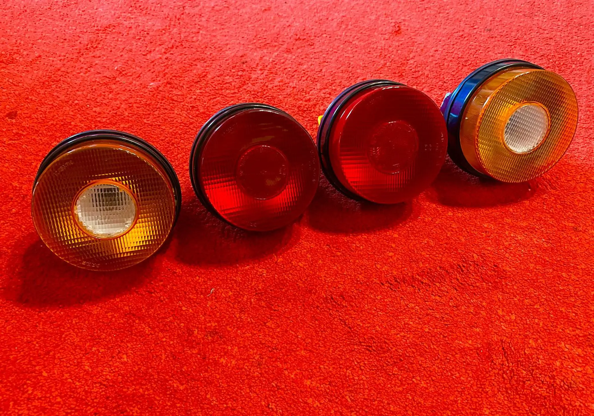 Original Ferrari F40/288 GTO Set of Carrello Tail Lights with
