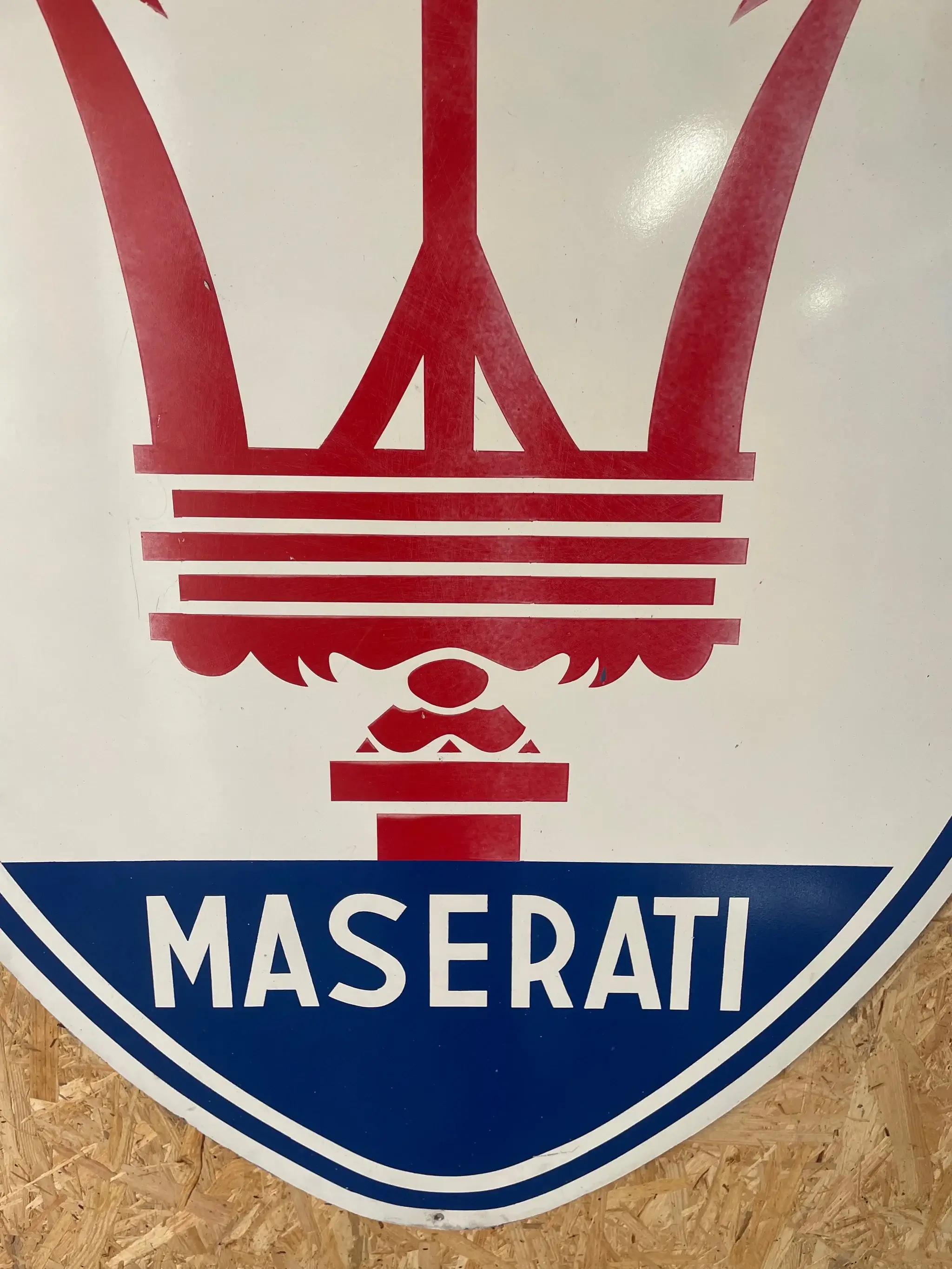MP: 1980's Large Authentic Maserati Sign | PCARMARKET