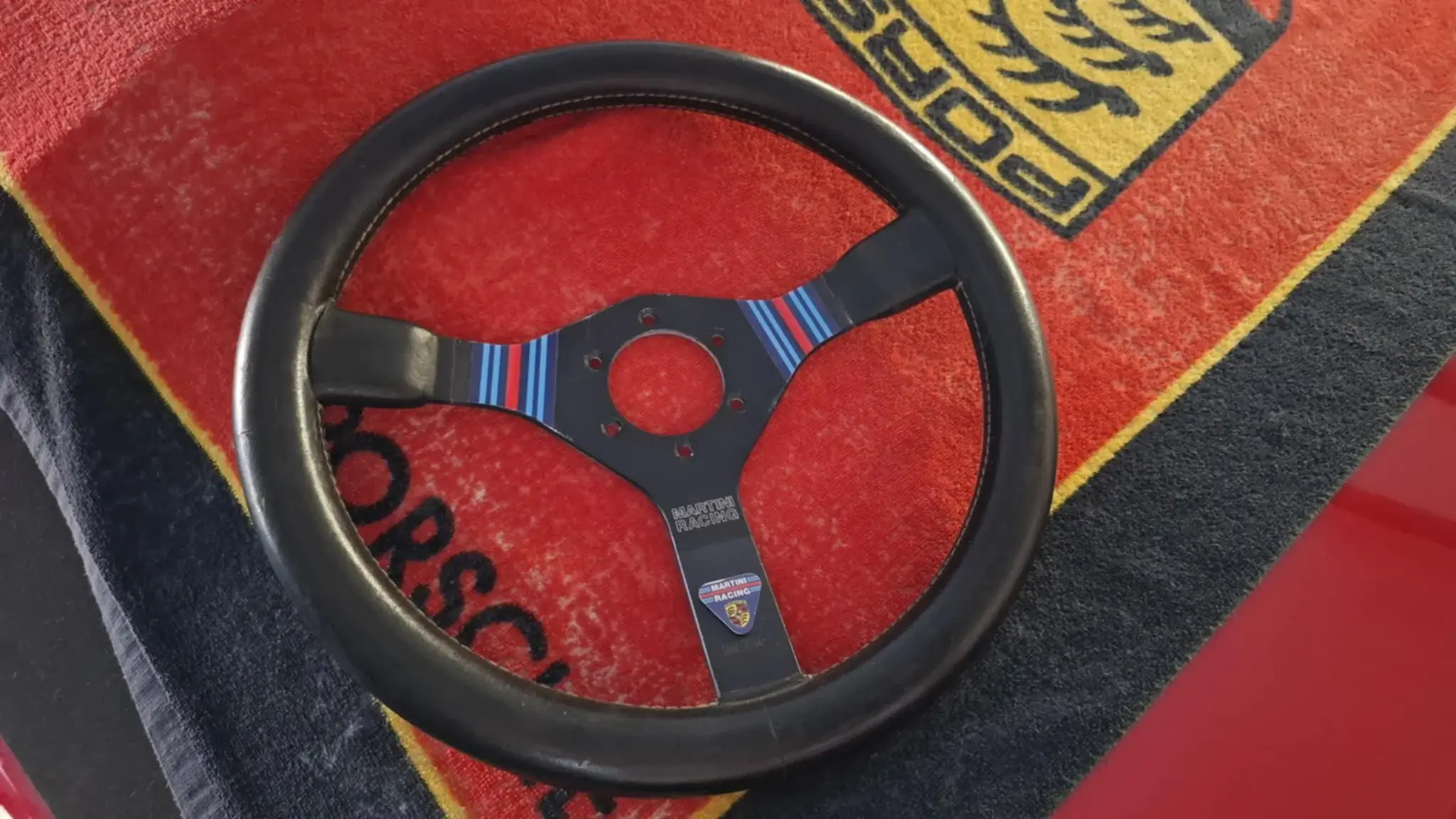NR - Porsche Martini Racing Momo 360mm Steering Wheel | PCARMARKET