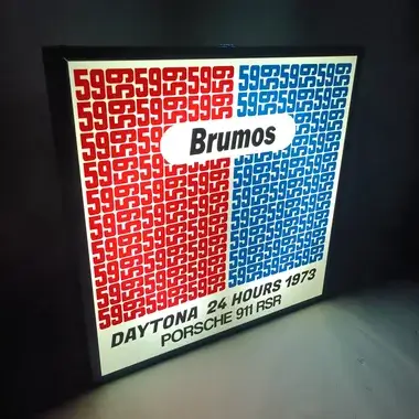 No Reserve Porsche Brumos Daytona 1973 Sign | PCARMARKET