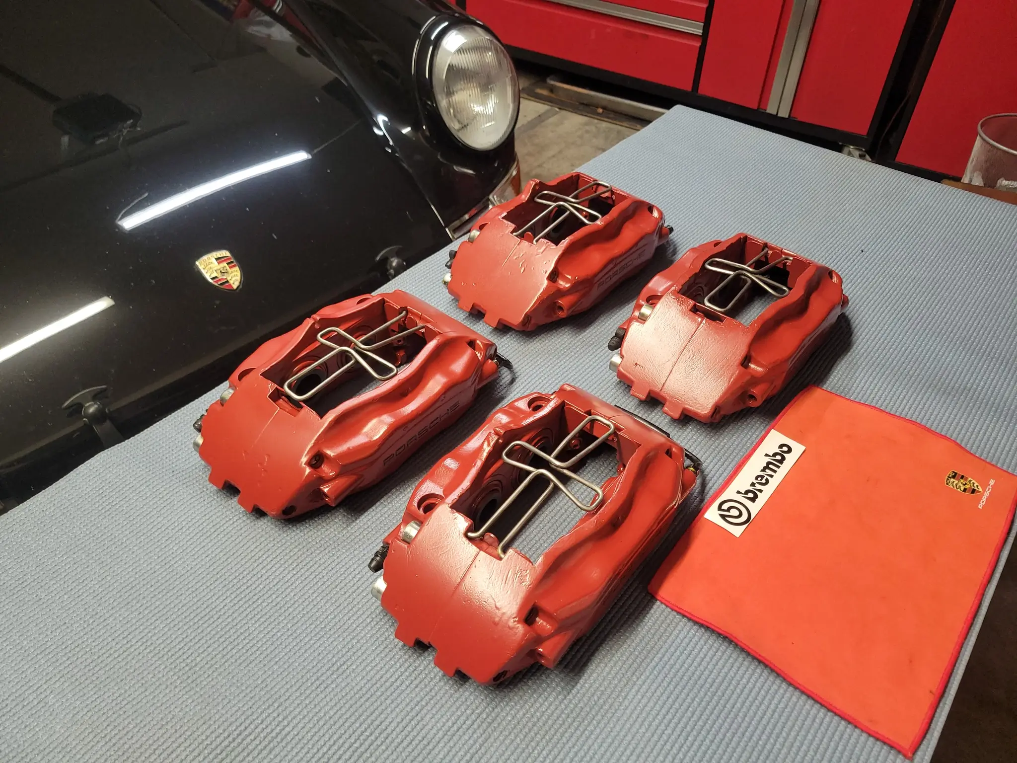 MarketPlace: Porsche Brembo Brake Calipers and Front Cross-drilled